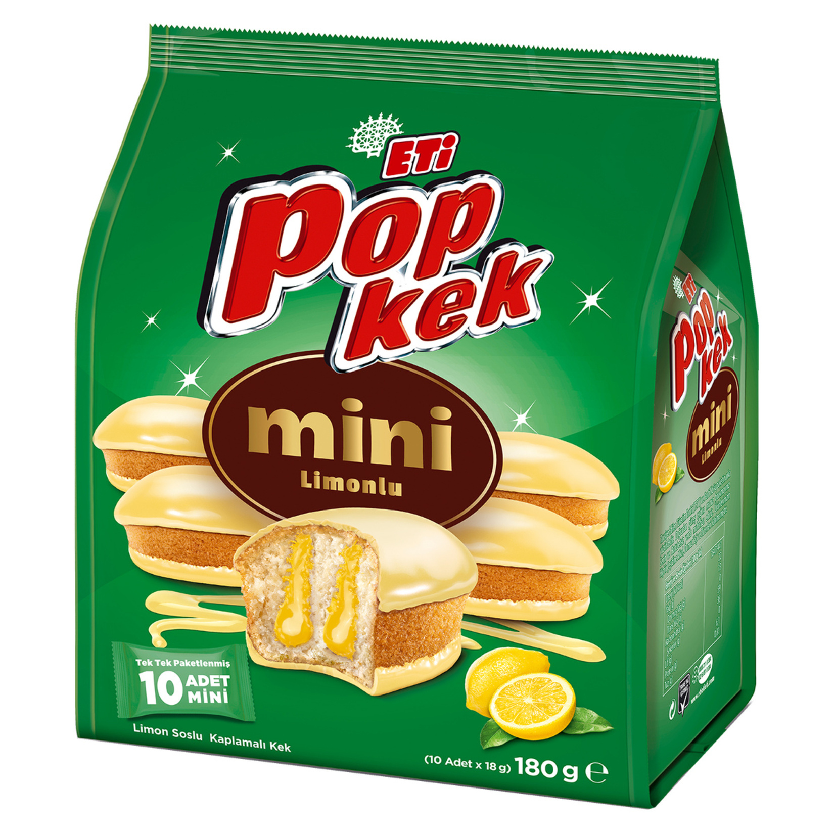 Eti Popkek Mini Limonlu Kek 180 G - Görsel 1