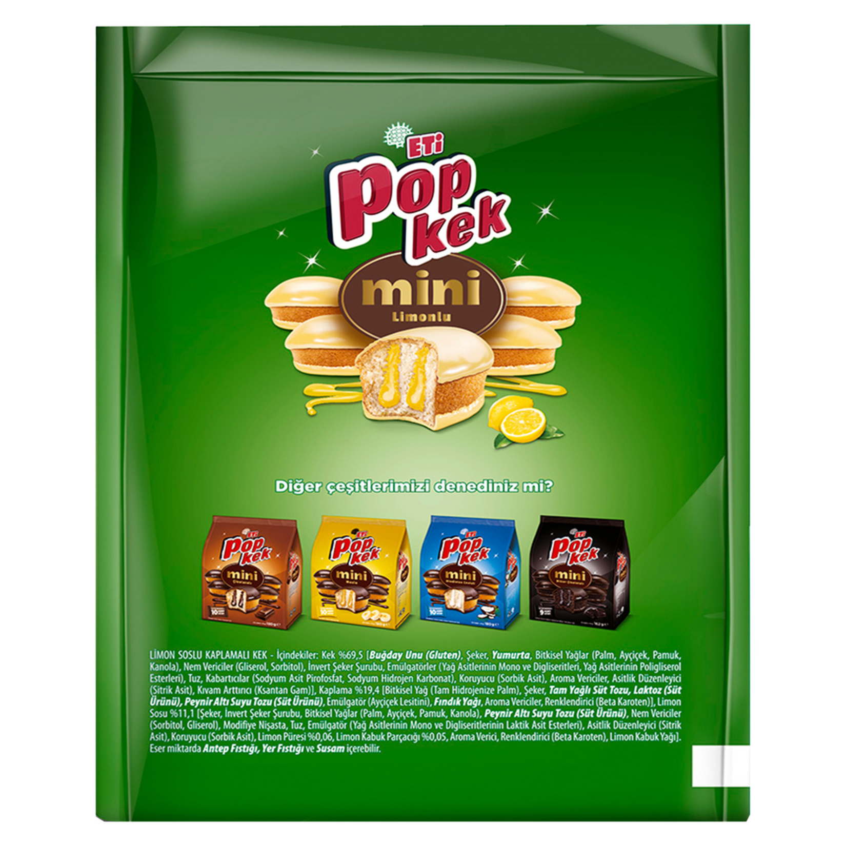 Eti Popkek Mini Limonlu Kek 180 G - Görsel 2