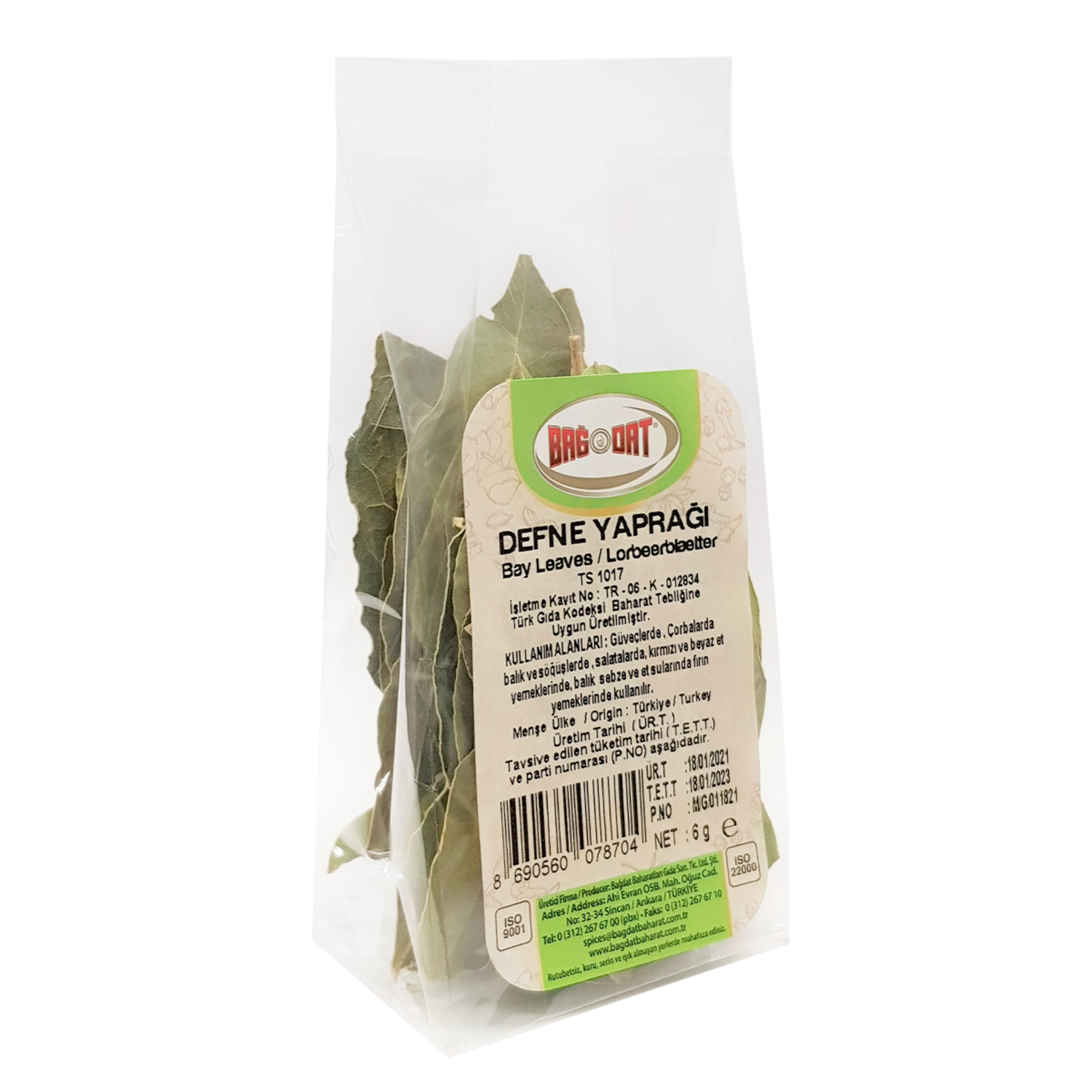 Bağdat Defne Yaprağı 6 G