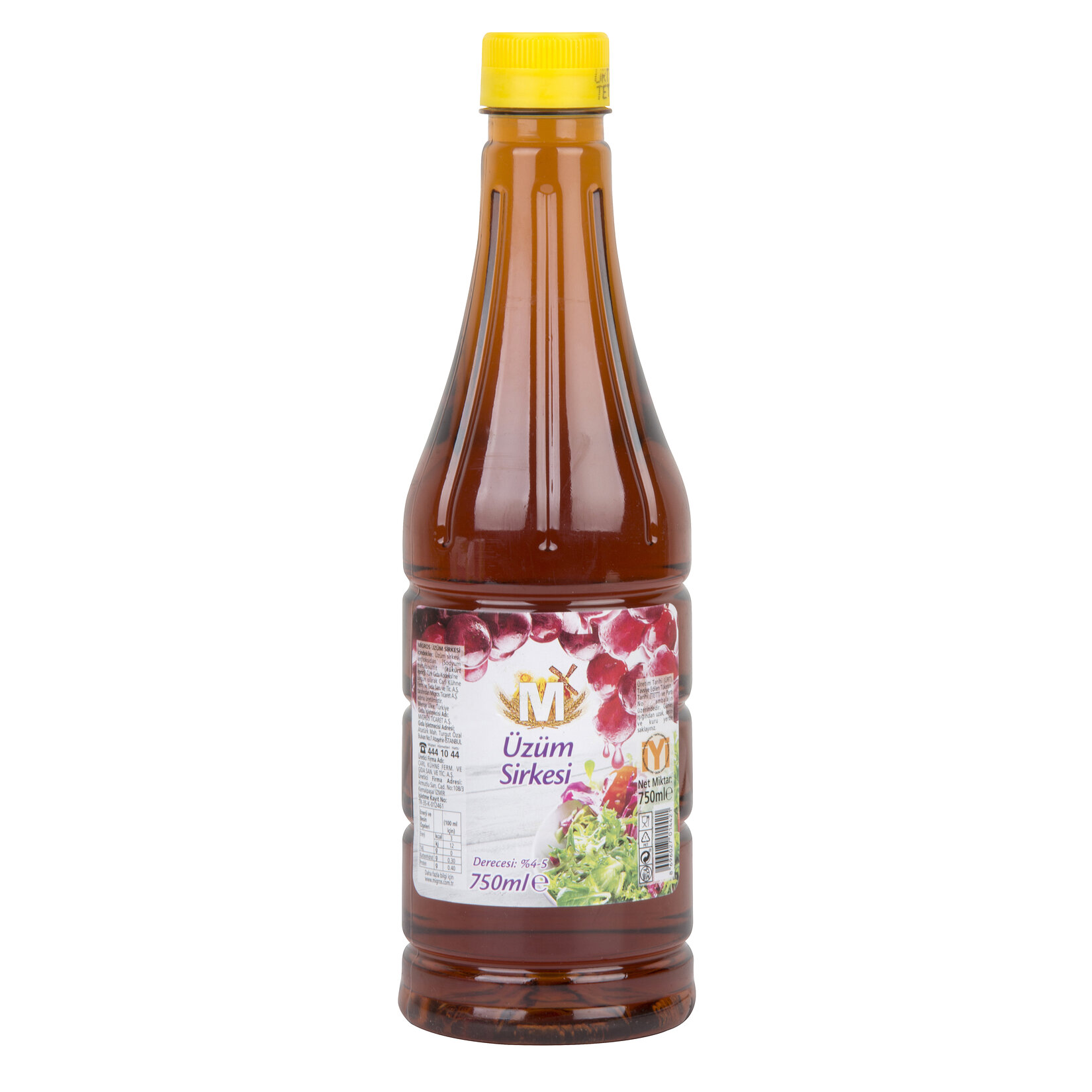Migros Üzüm Sirkesi 750 Ml - Görsel 1