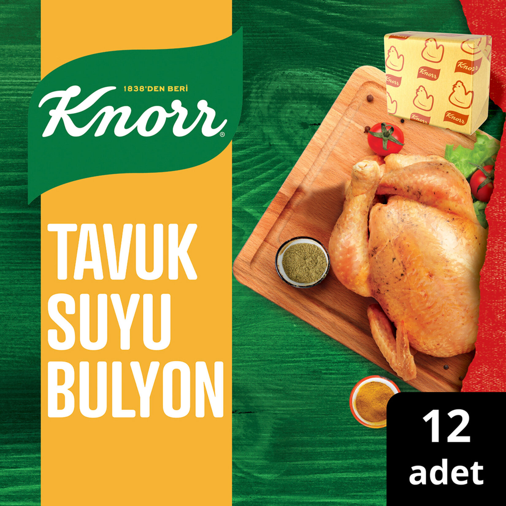 Knorr Tavuk Suyu Bulyon 12 Adet 120 G - Görsel 2