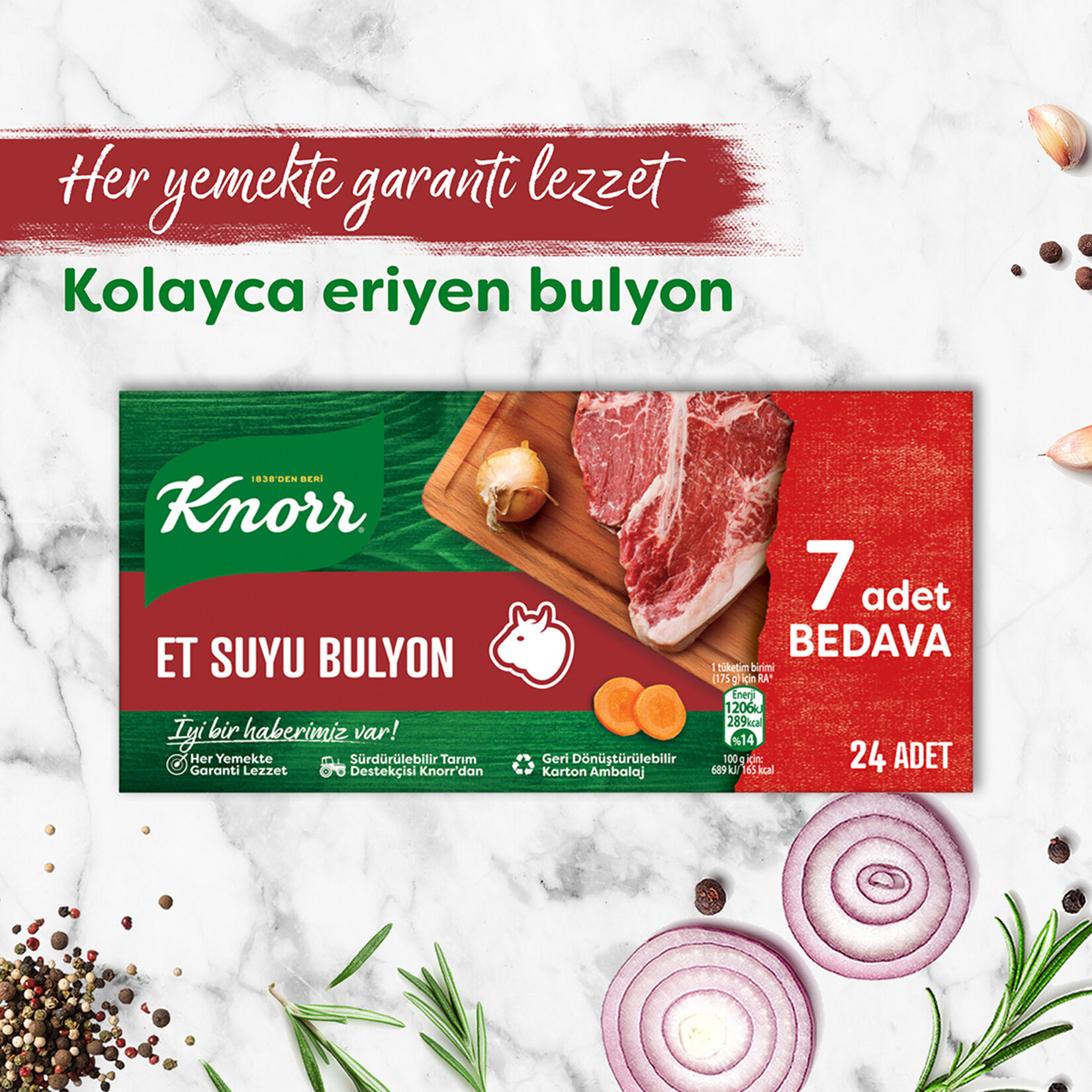 Knorr Et Suyu Bulyon 24 Adet 240 G - Görsel 3