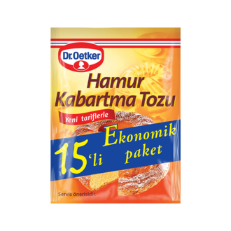 Dr.Oetker Hamur Kabartma Tozu 15'li Paket 150 G