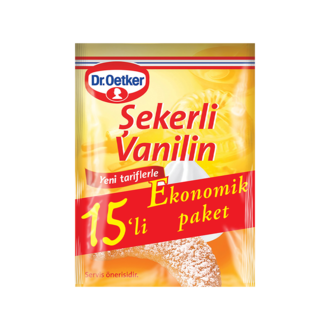 Dr.Oetker Şekerli Vanilin 15'li Paket 75 G