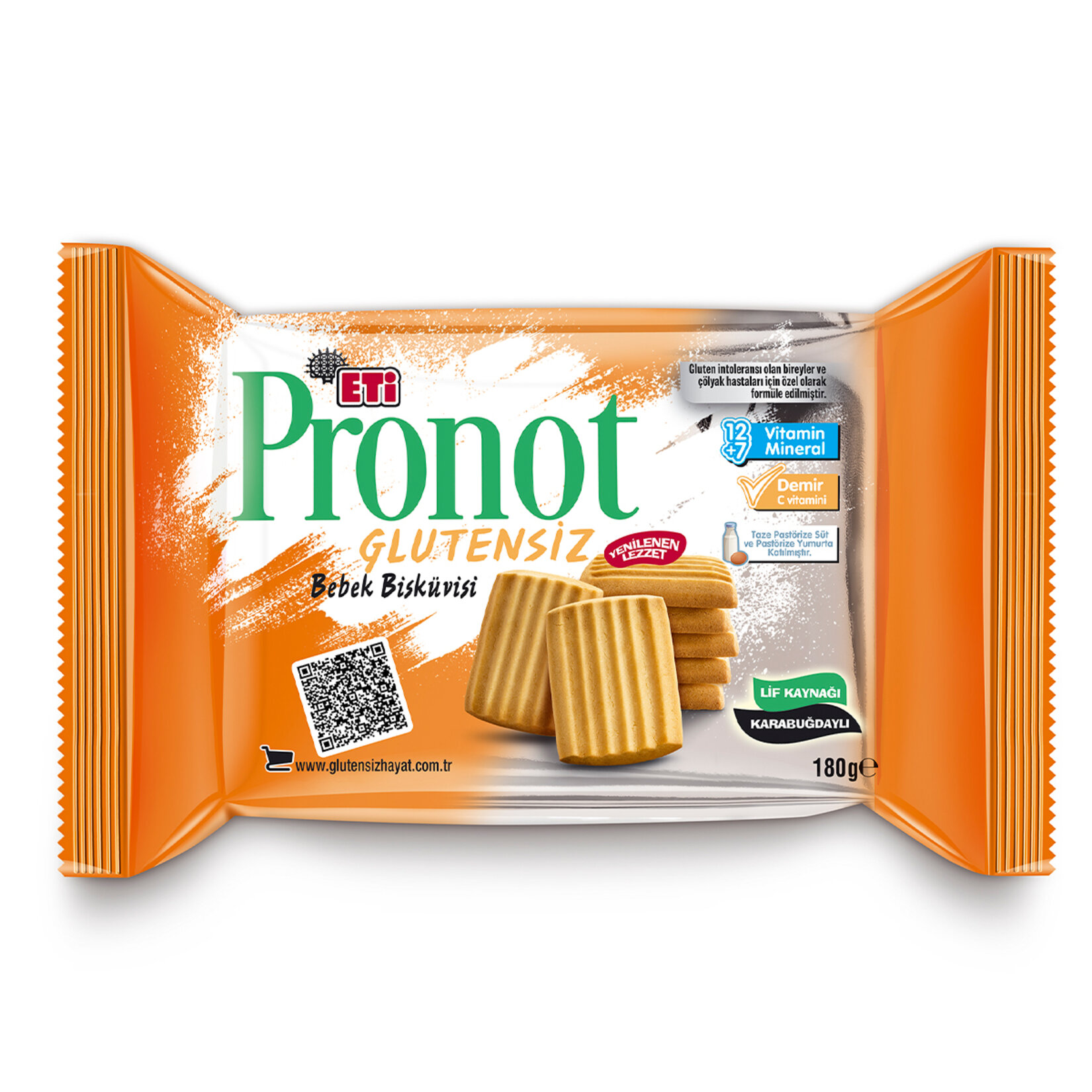 Eti Pronot Glutensiz Bebek Bisküvisi 180 G