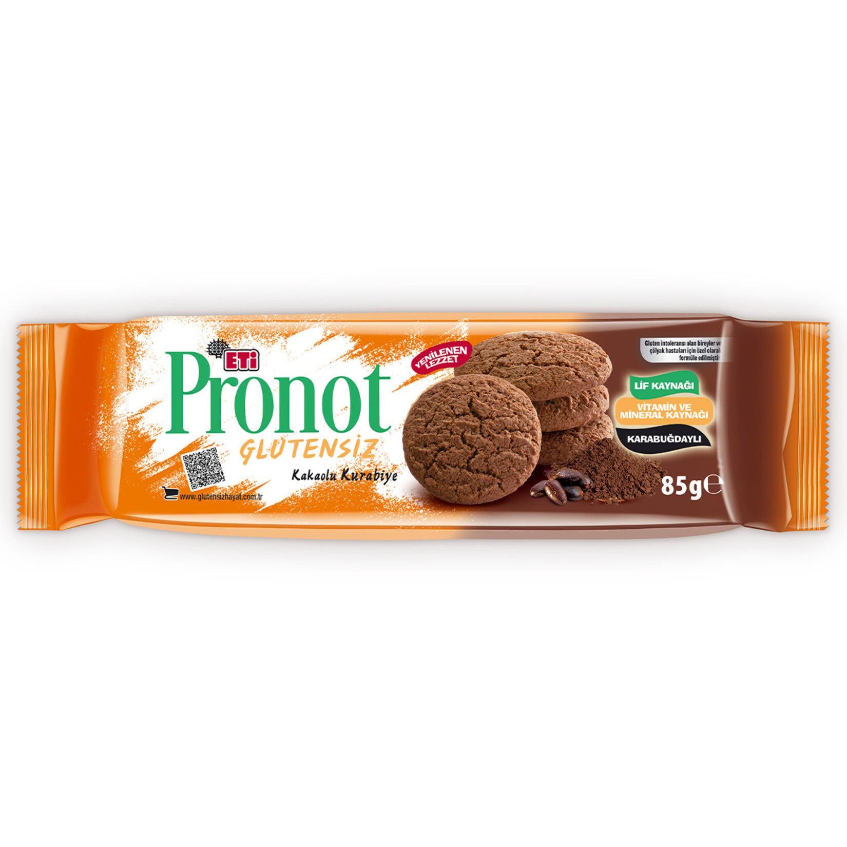 Eti Pronot Kakaolu Glutensiz Kurabiye 85 G