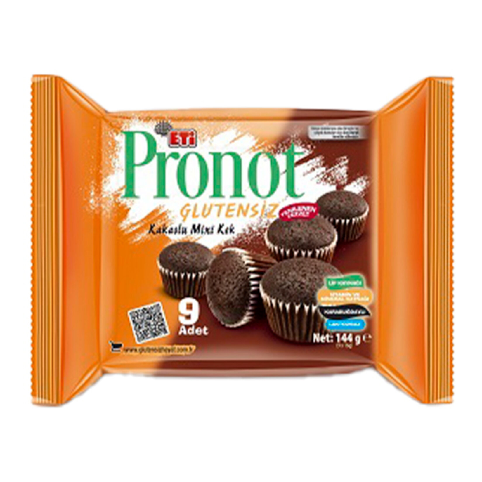 Eti Pronot Kakaolu Kek 144 G