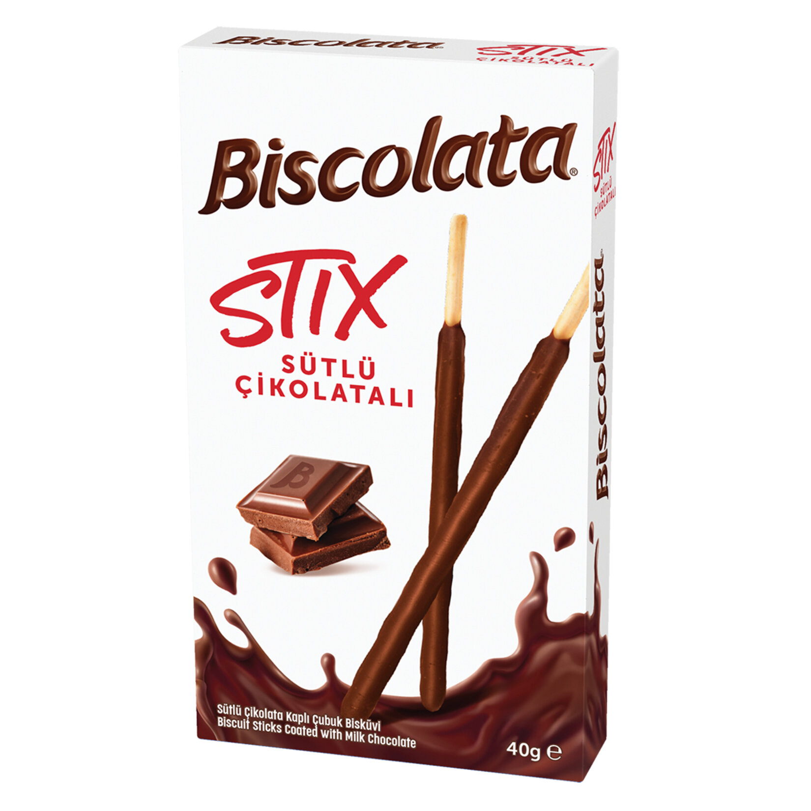 Biscolata Stix Sütlü 40 G - Görsel 1