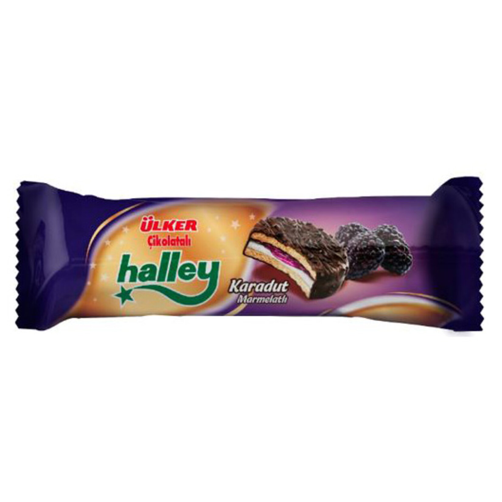 Ülker Halley Mini Karadutlu Sandviç Bisküvi 74 G