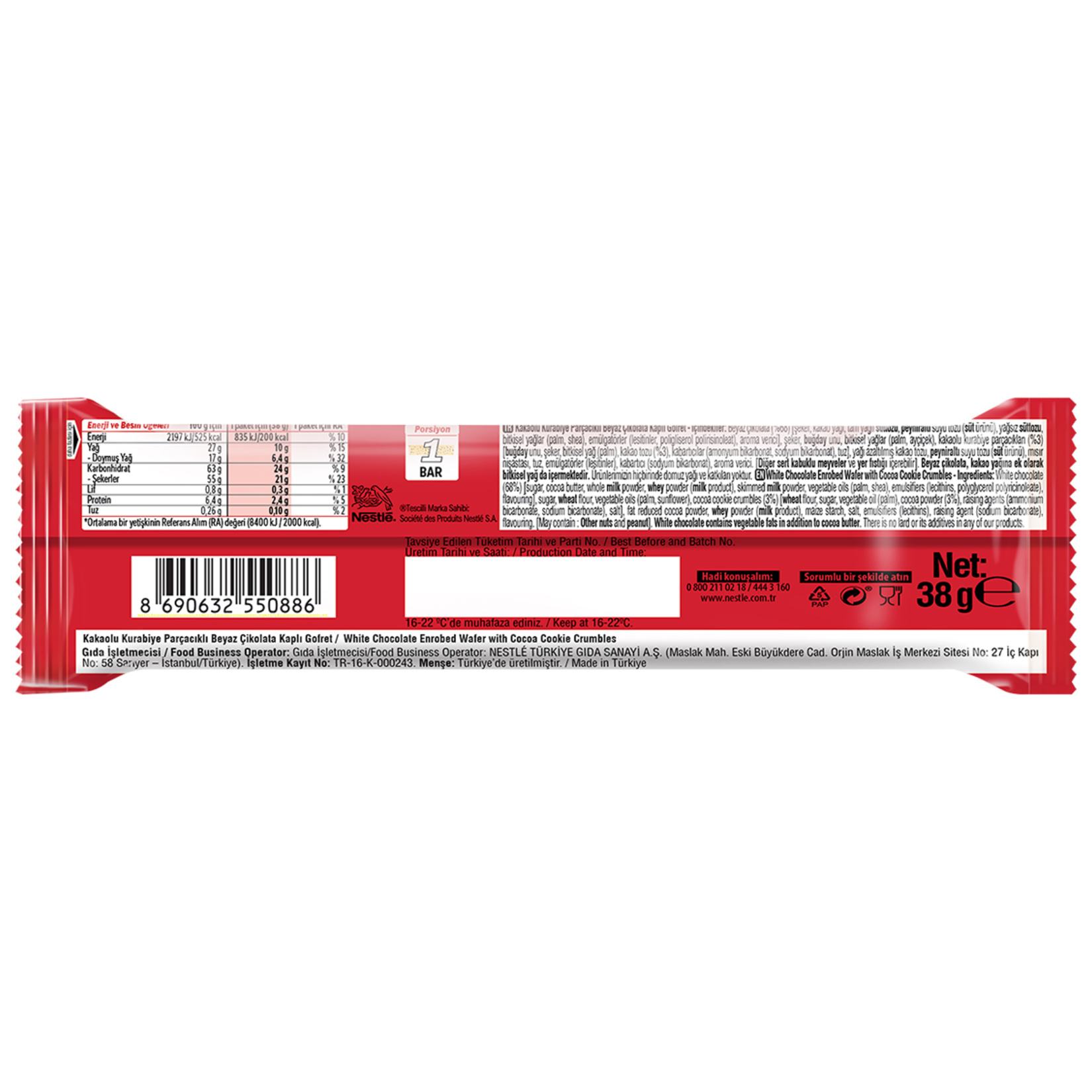 Nestle Kitkat Chunky Cookie 38 G - Görsel 2