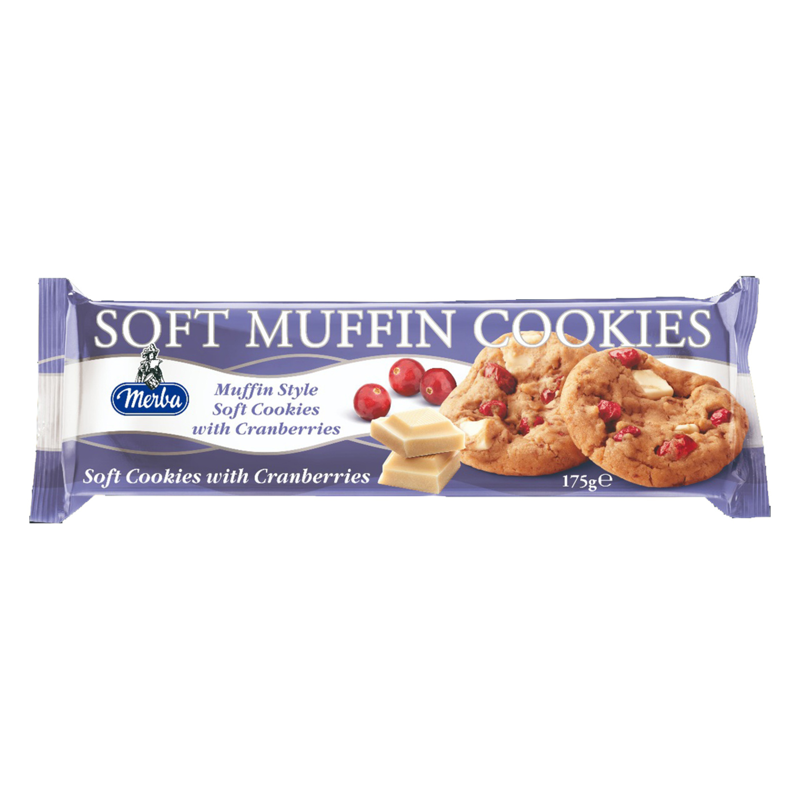 Merba Soft Cranberry Cookies 175 G