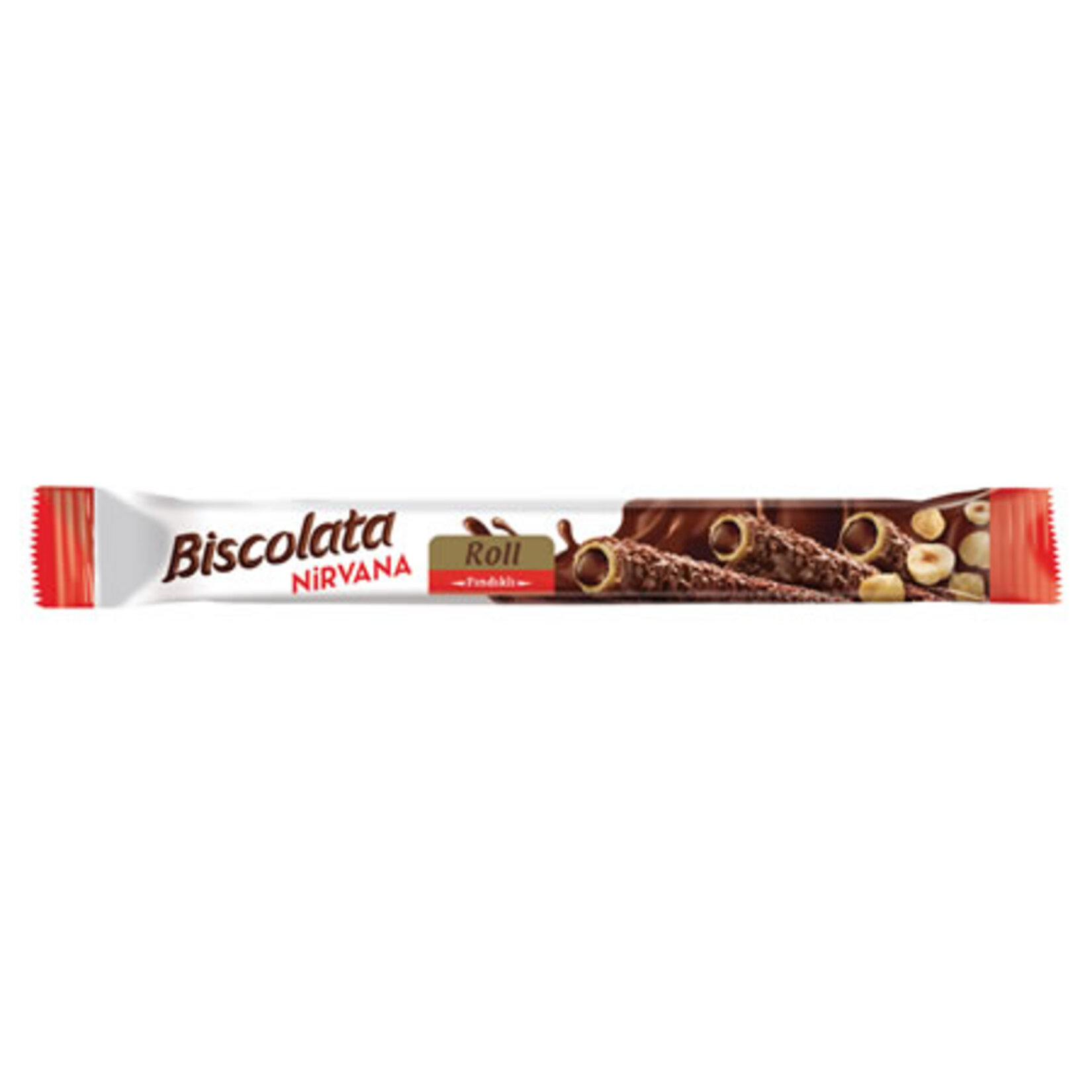 Biscolata Nirvana Roll Fındıklı Gofret 28 G - Görsel 1