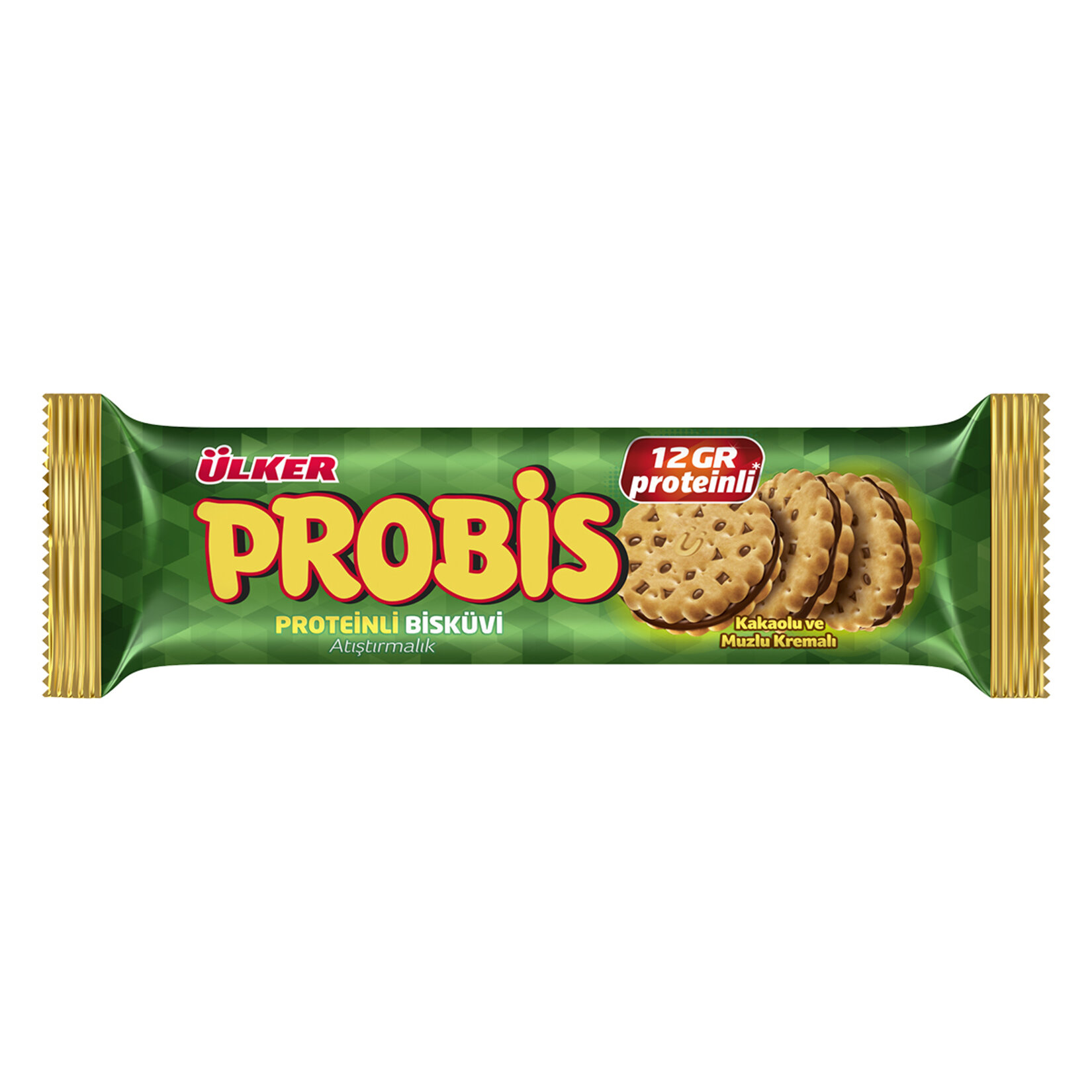 Ülker Probis Kakaolu ve Muzlu Proteinli Bisküvi 75 G