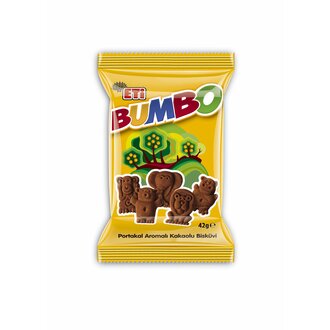 Eti Bumbo Portakal Aromalı Kakaolu Bisküvi 42 G
