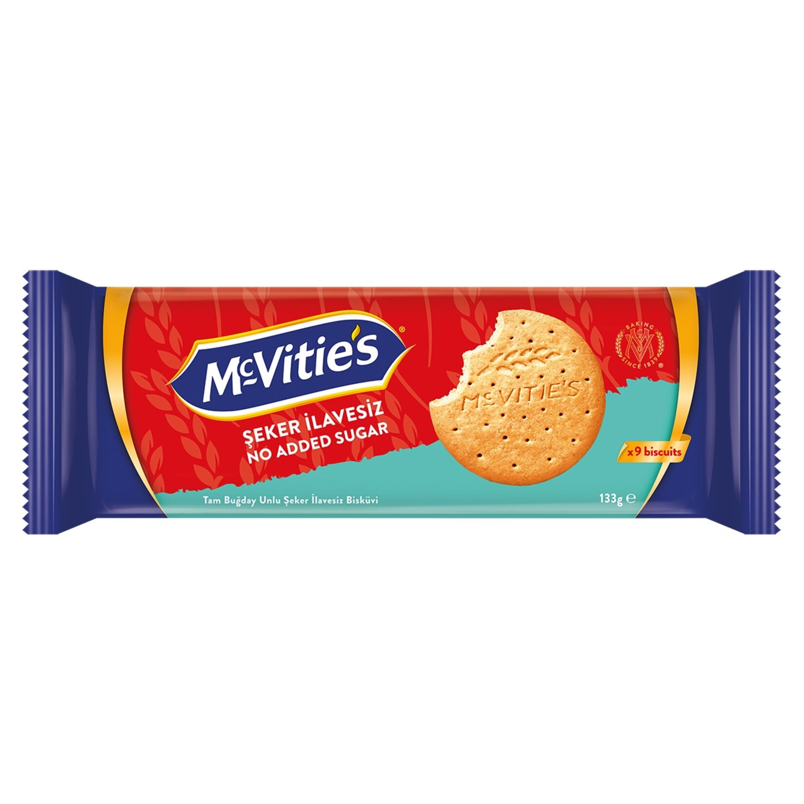 McVitie's Digestive Zero Sugar Original Bisküvi 133 G