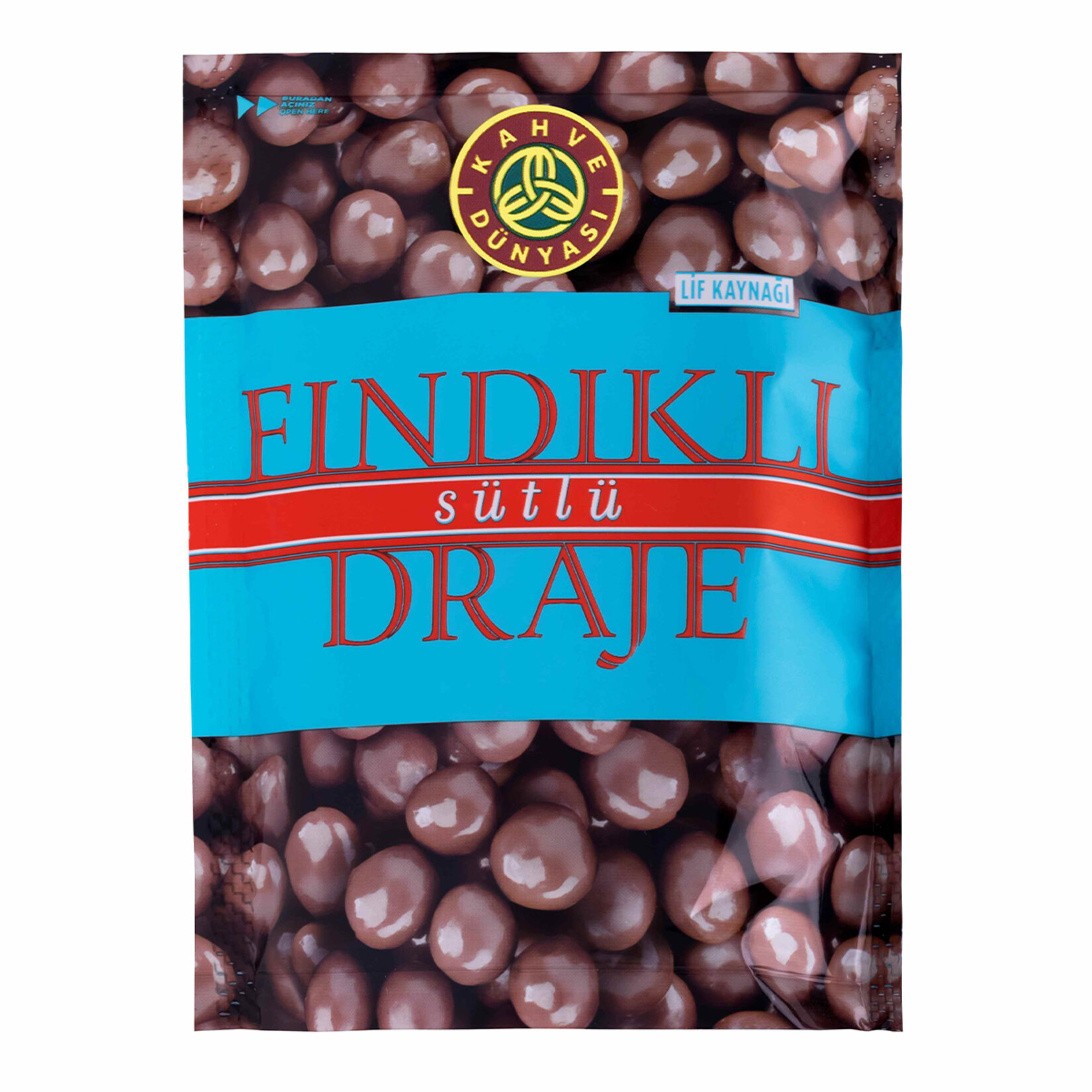 Kahve Dünyası Sütlü Çikolatalı Fındık Draje 60 G - Görsel 1