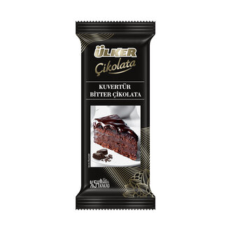 Ülker Kuvertür Bitter Çikolata 200 G