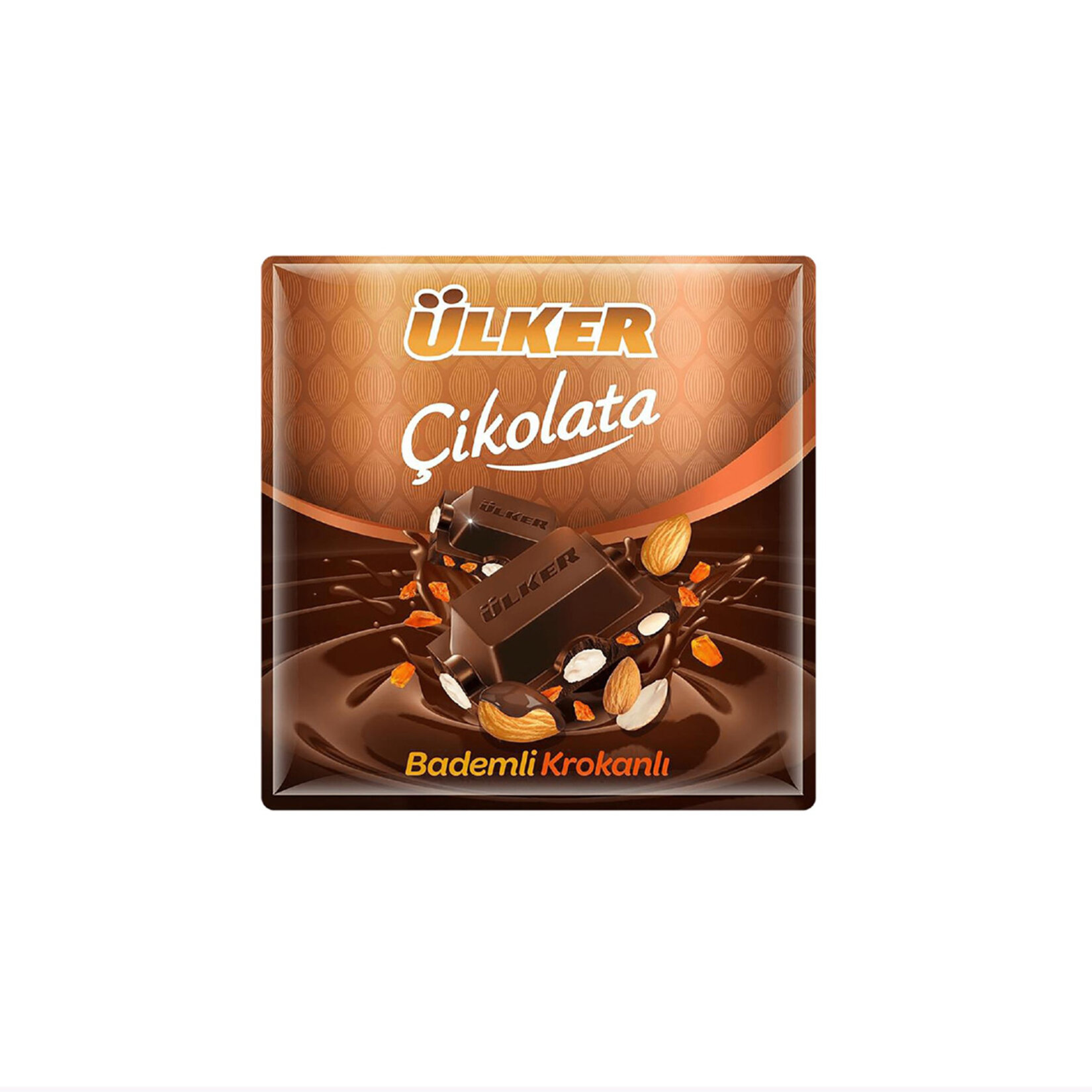 Ülker Ballı Bademli Krokanlı Sütlü Çikolata 60 G