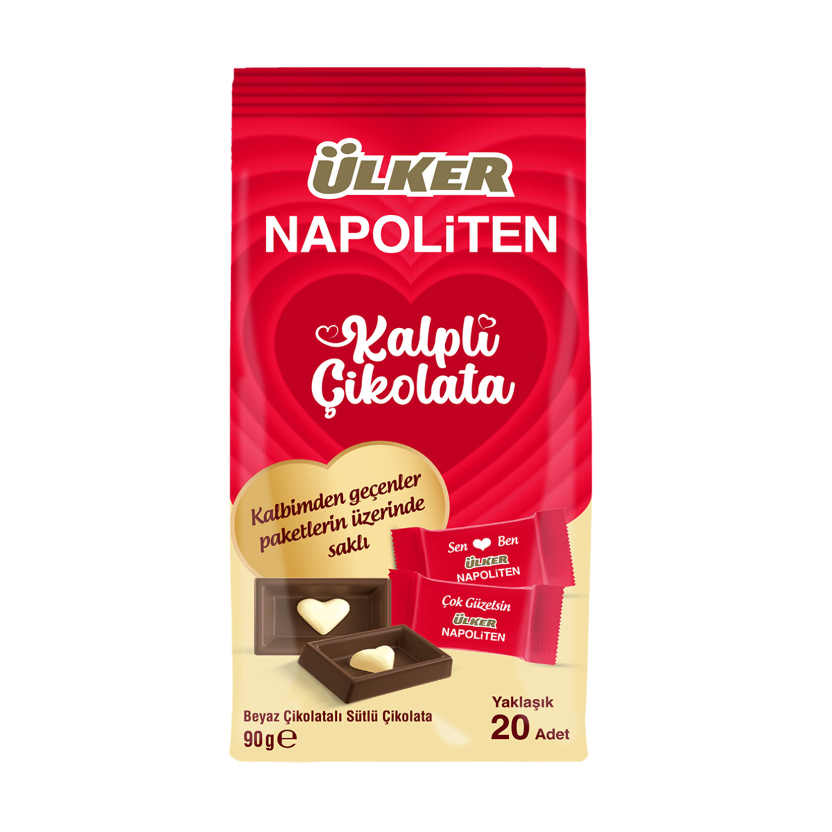 Ülker Napoliten Kalpli Çikolata Kutu 90 G