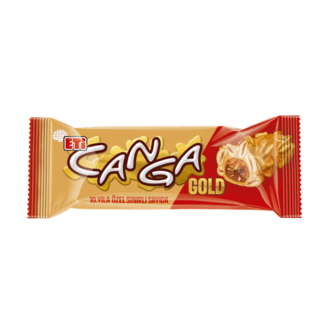 Eti Canga Gold Yer Fıstıklı Karamelli Nuga Bar 45 G