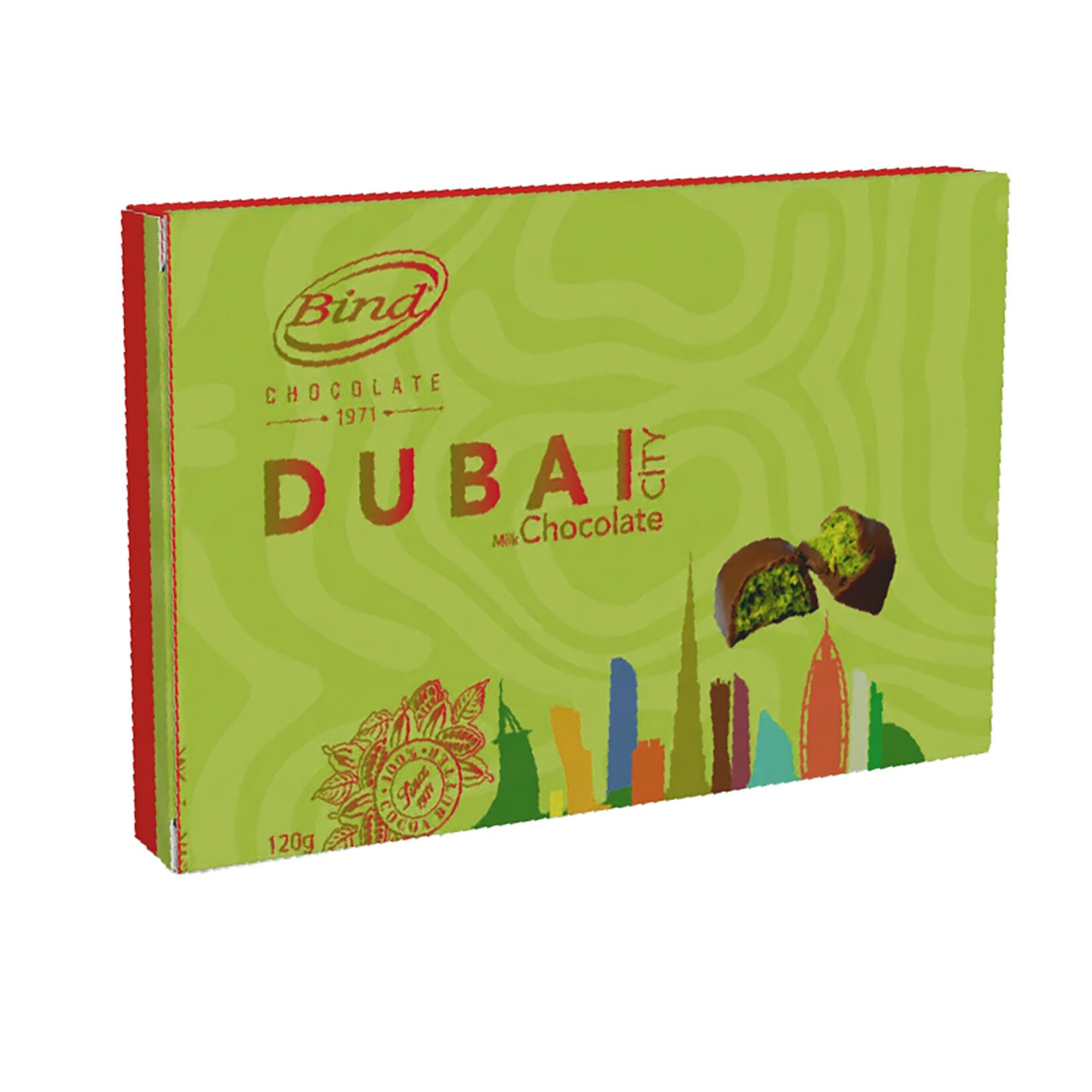Bind Dubai Baton Çikolata İkramlık Kutu 120 G