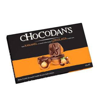 Chocodan's Karamelli Fındık Kremalı Sütlü Çikolata 125 G