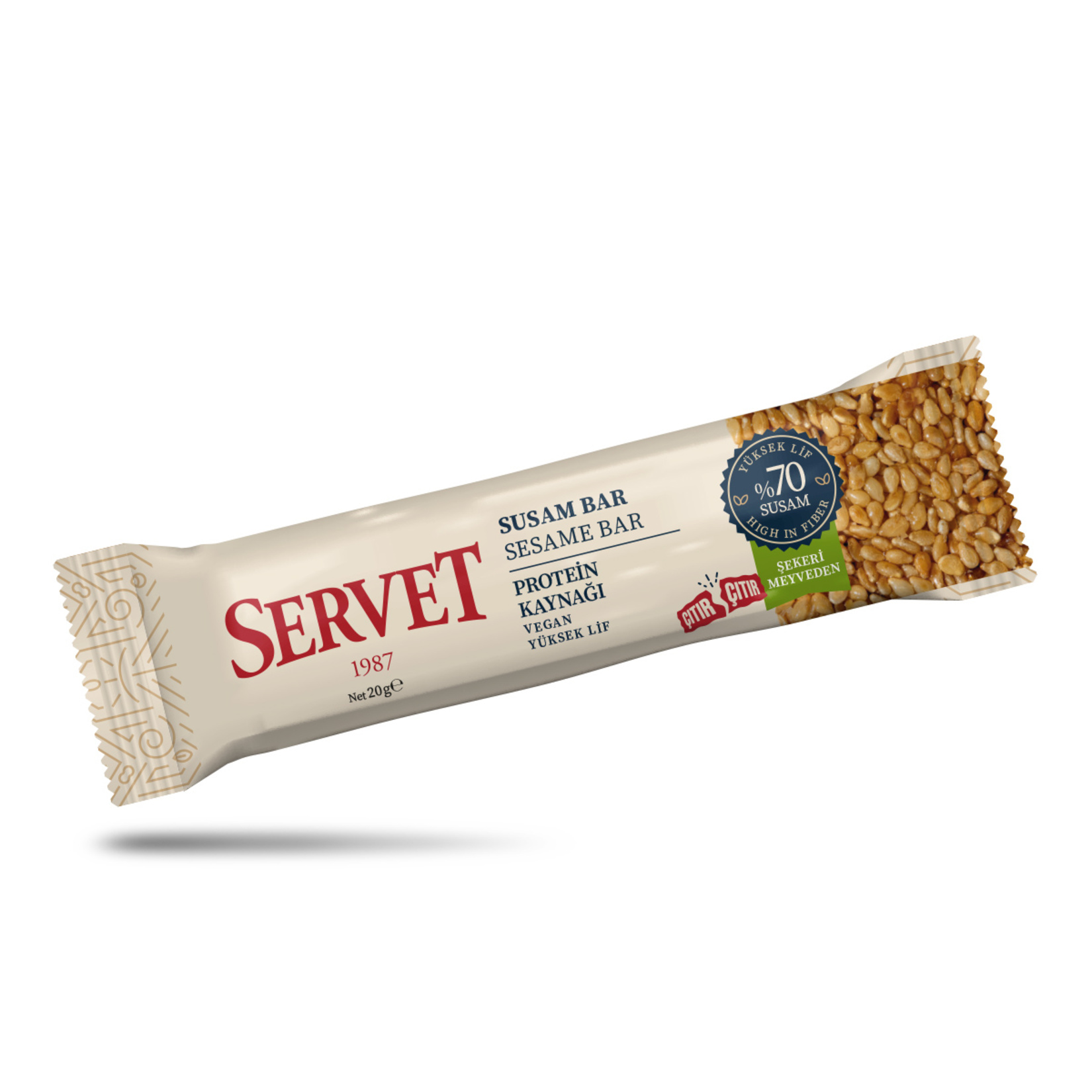 Servet Susamlı Bar 20 G