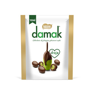 Nestle Damak Sütlü Çikolata Kaplı Antep Fıstıklı Draje 50 G