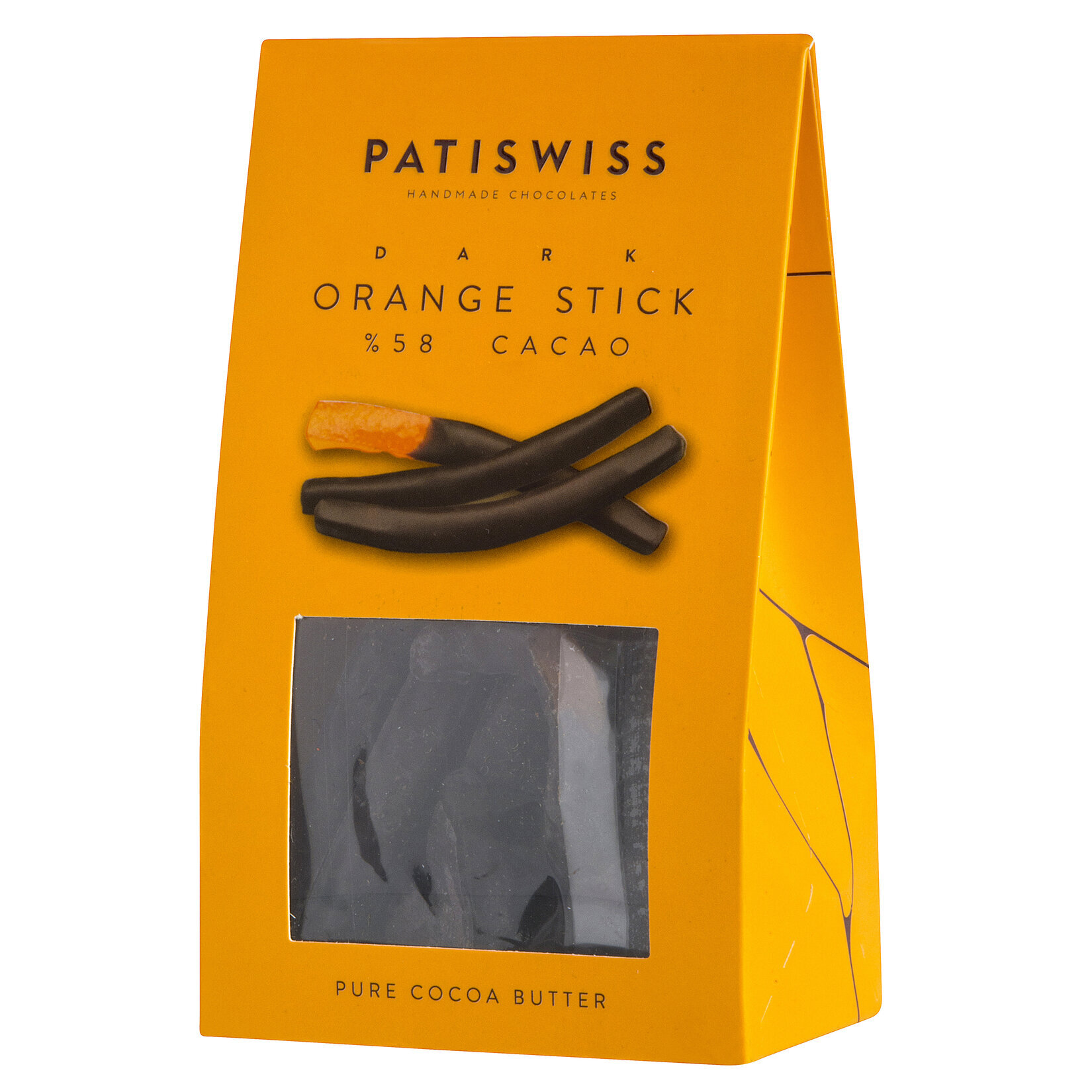 Patiswiss Bitter Çikolata Kaplı Portakal Stick 80 G