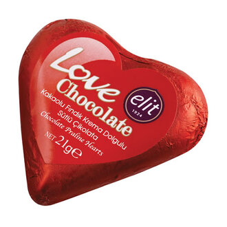 Elit Love Kalp Çikolata 21 G