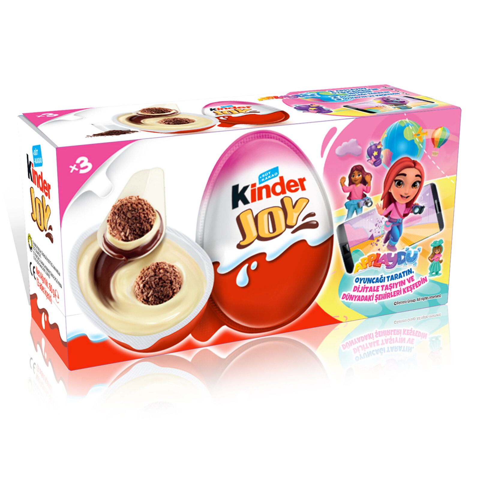 Kinder Joy Kızlara Özel 3'lü Paket 3 x 20 G - Görsel 1
