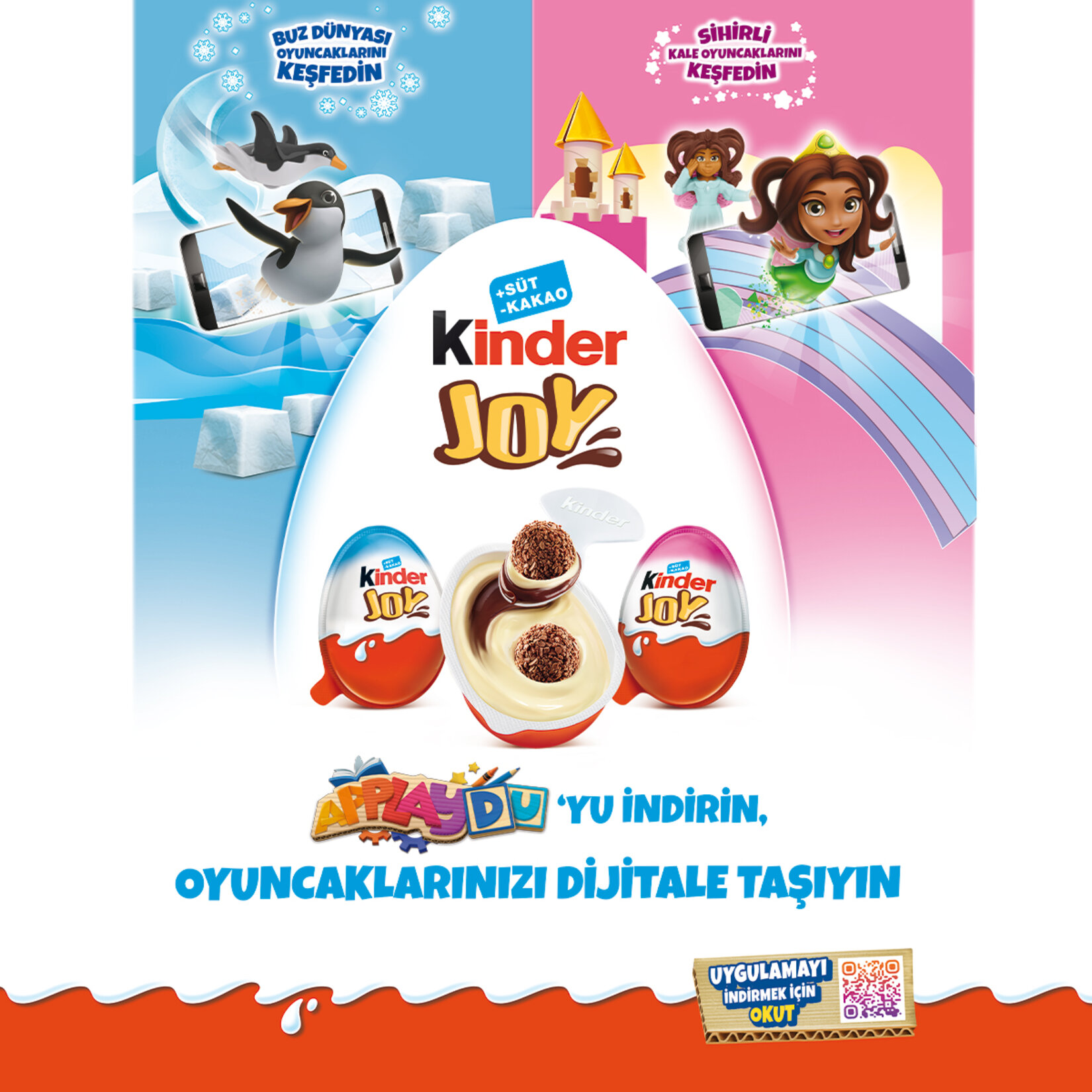 Kinder Joy Kızlara Özel 3'lü Paket 3 x 20 G - Görsel 2