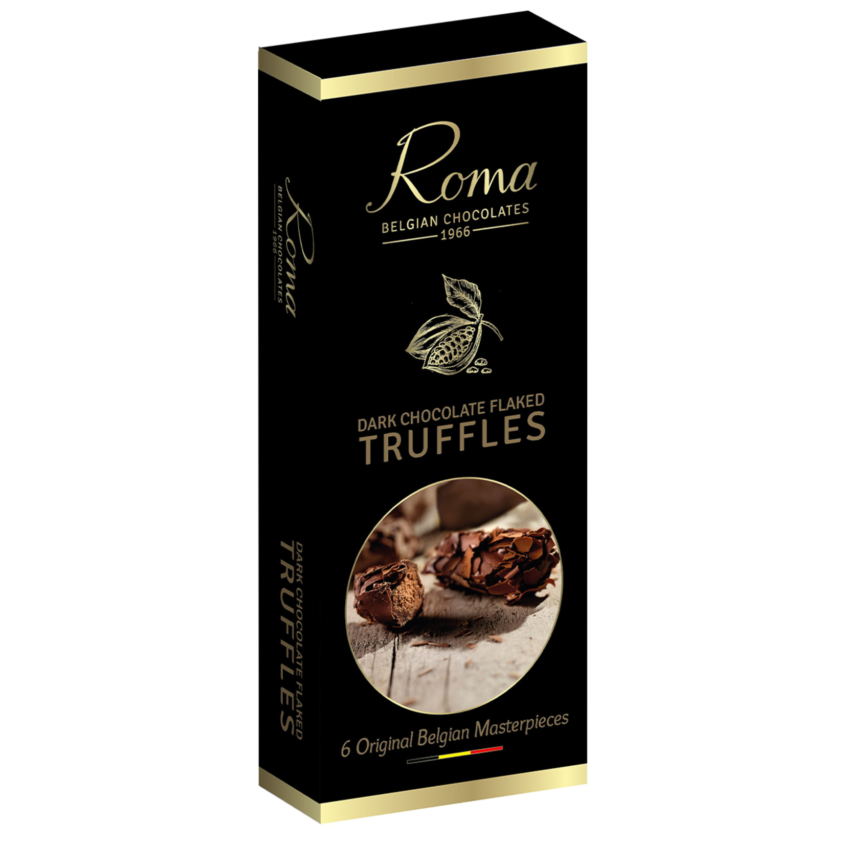 Roma Belgian Chocolates Truffles Bitter 65 G