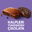 Milka Oreo Choco Sütlü Bisküvi Parçalı Çikolata 100 G - Görsel 3