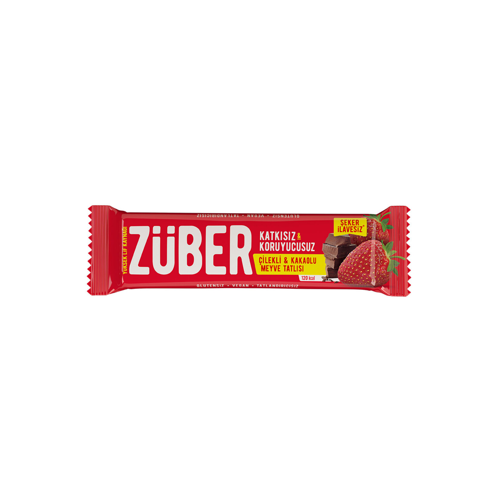 Züber Çilekli Çikolatalı Meyve Bar 40 G