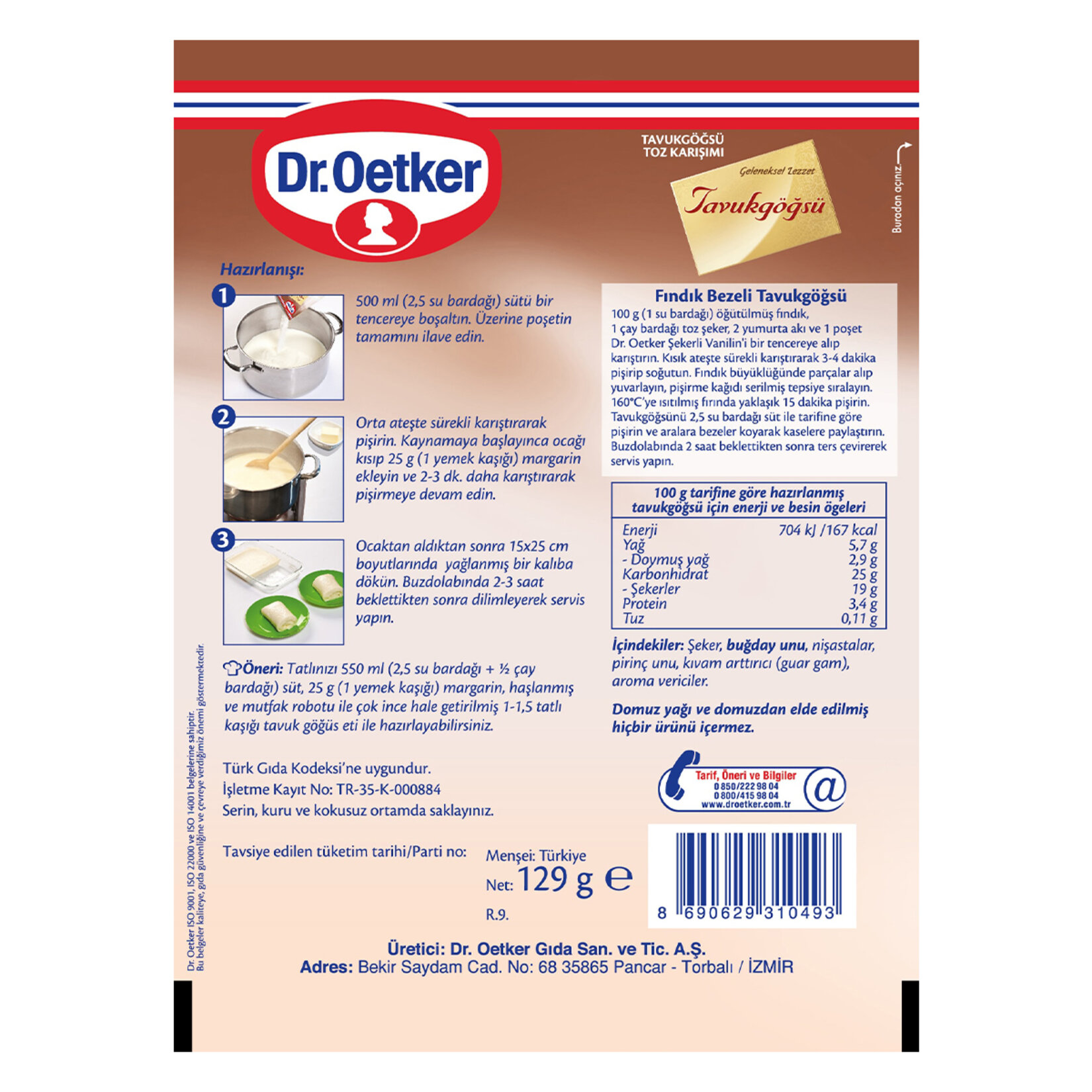 Dr.Oetker Tavukgöğsü 129 G - Görsel 2