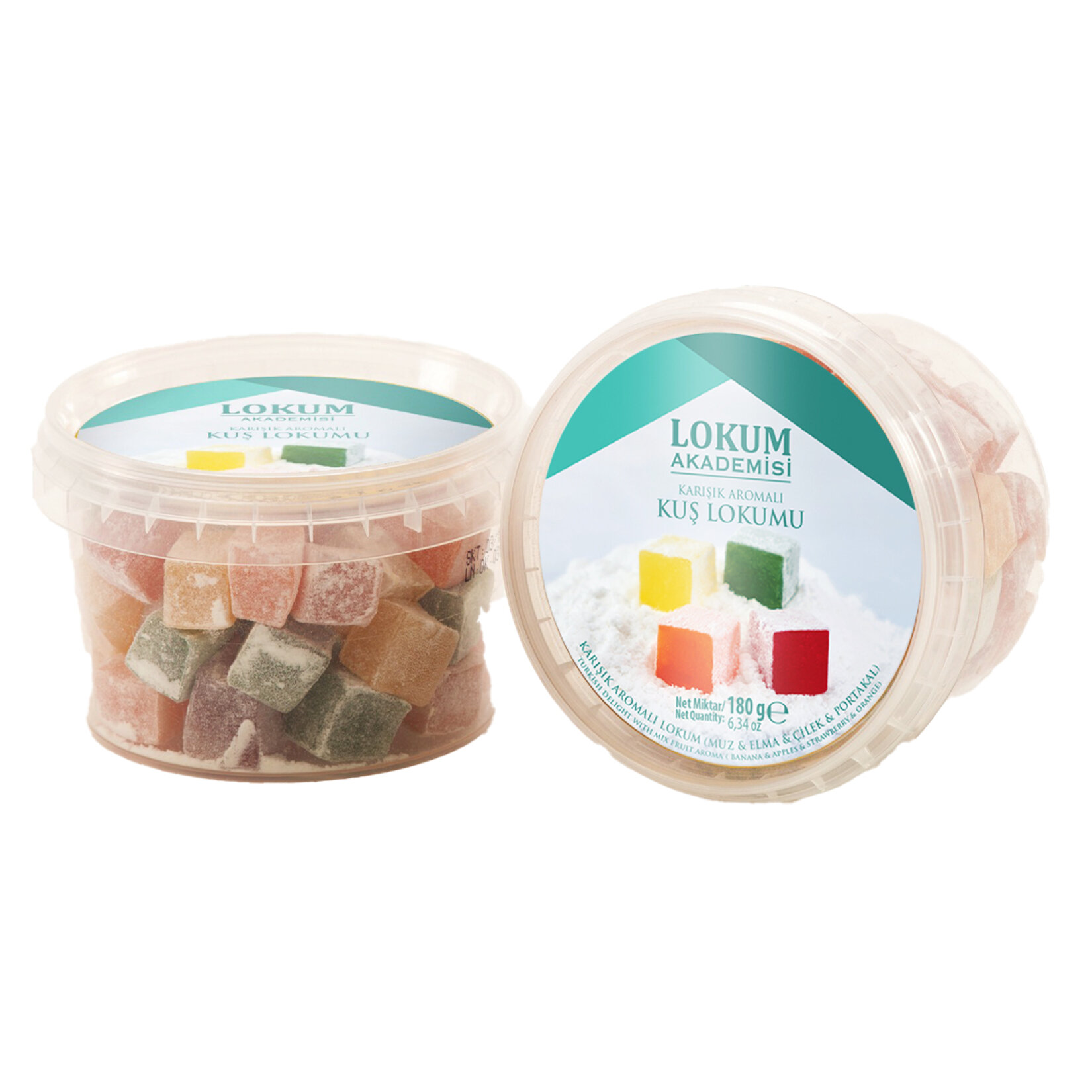 Lokum Akademisi Karışık Meyve Aromalı Kuş Lokumu 180 G