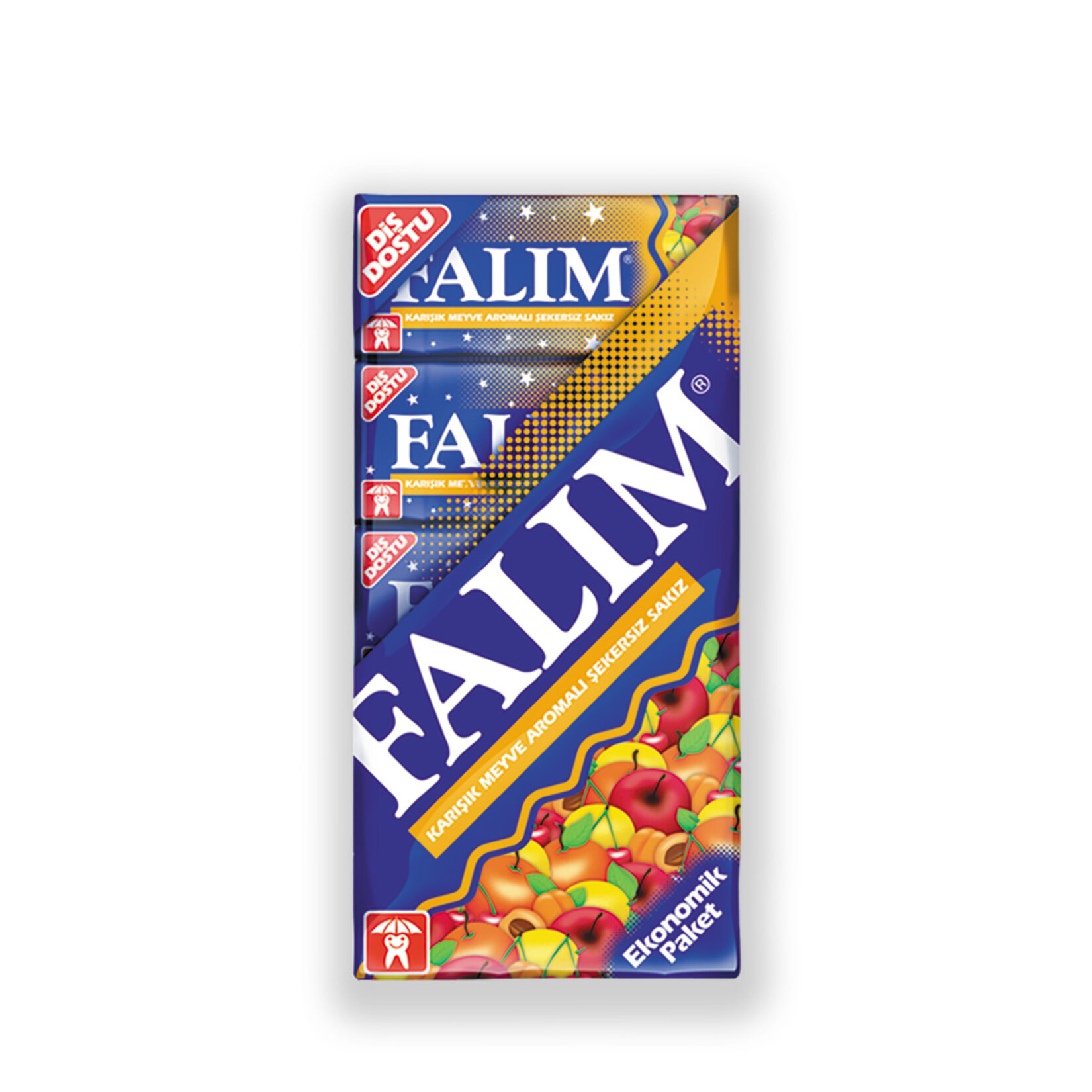 Falım 5'li Karışık Meyve Şekersiz Sakız 35 G