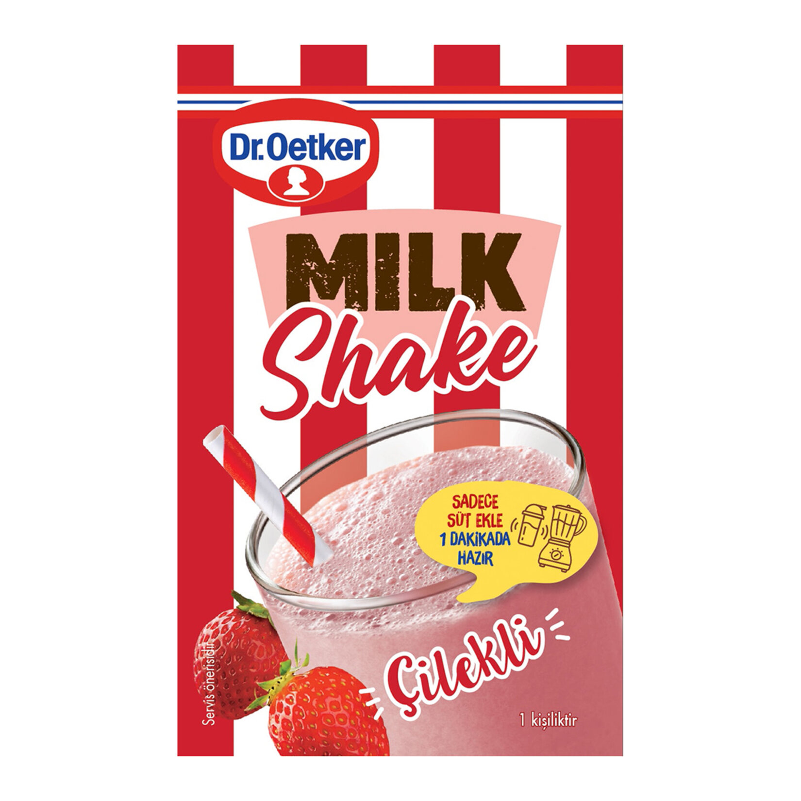 Dr.Oetker Milkshake Toz Karışımı Çilekli 22 G - Görsel 4