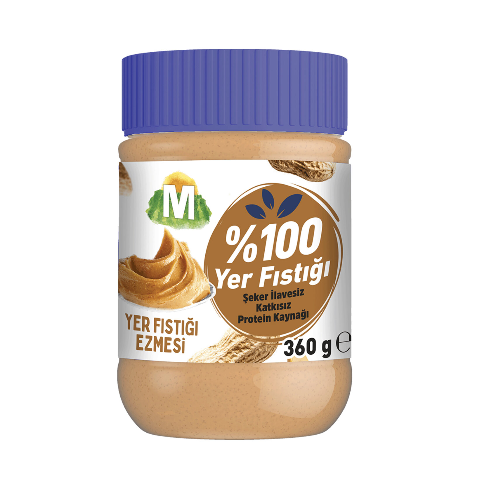 Migros % 100 Yer Fıstığı Ezmesi 360 G