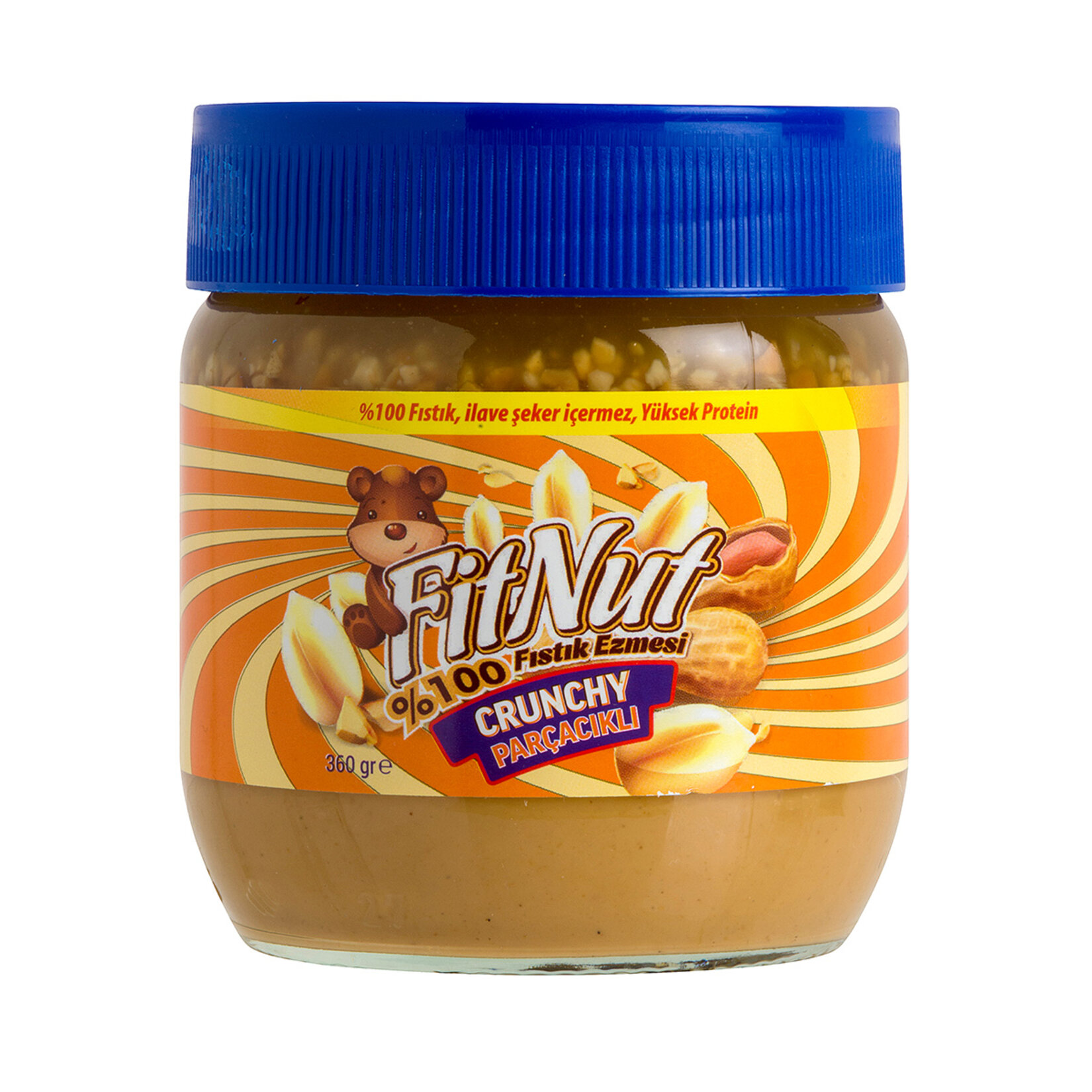 Fitnut %100 Fıstık Ezmesı (Parçacıklı-360gr)