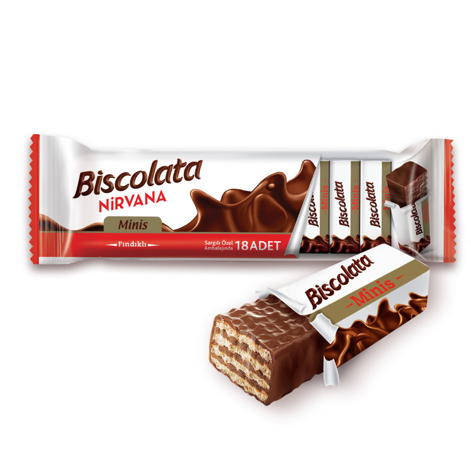 Biscolata Minis Fındıklı Gofret 18'Li - Görsel 2