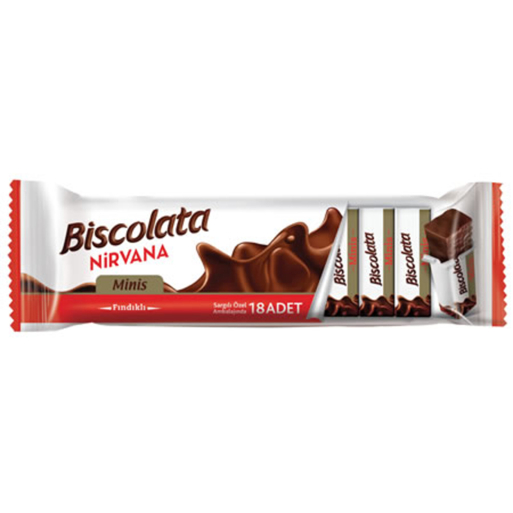 Biscolata Minis Fındıklı Gofret 18'Li - Görsel 1