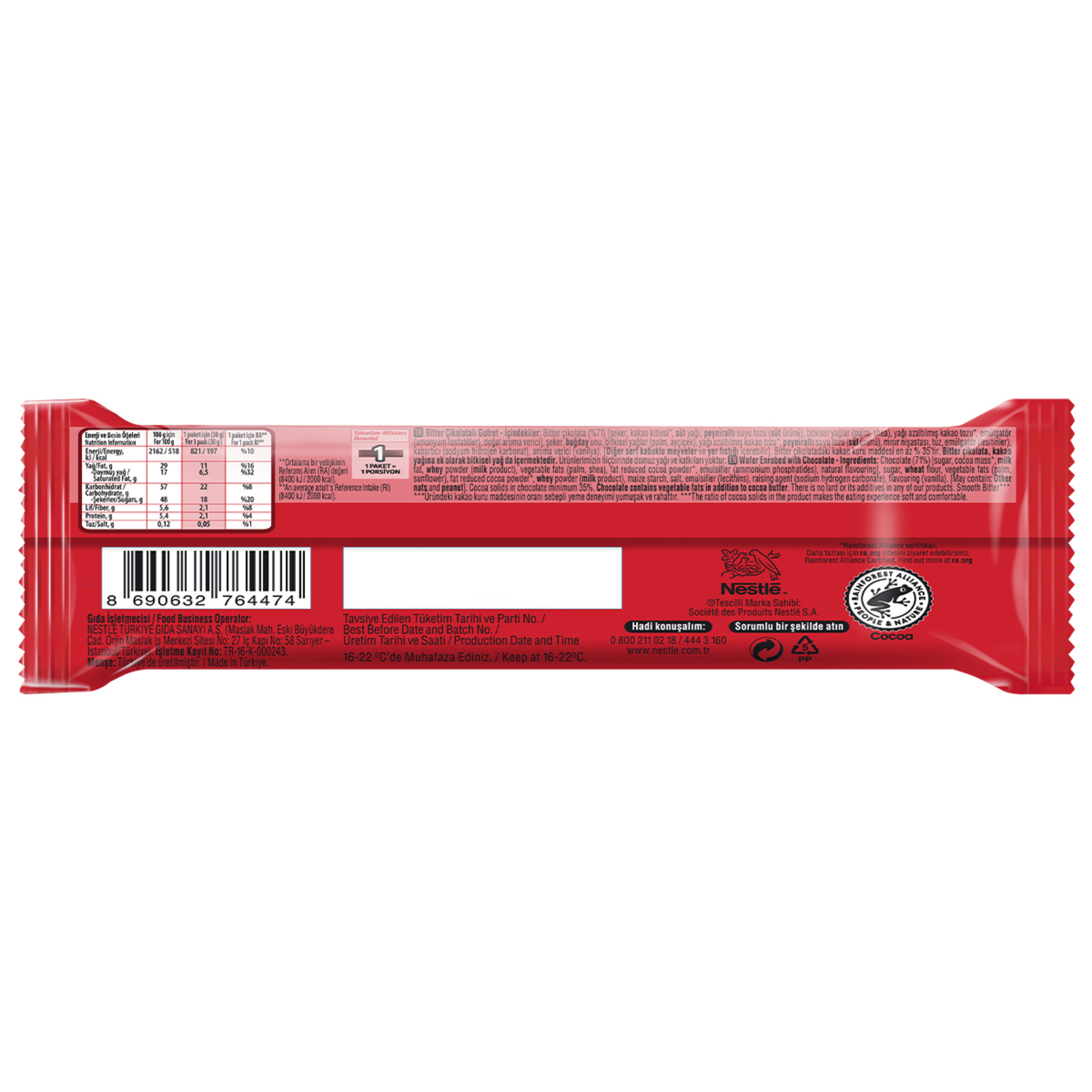 Nestle Kit Kat Chunky Bitter 38 G - Görsel 2
