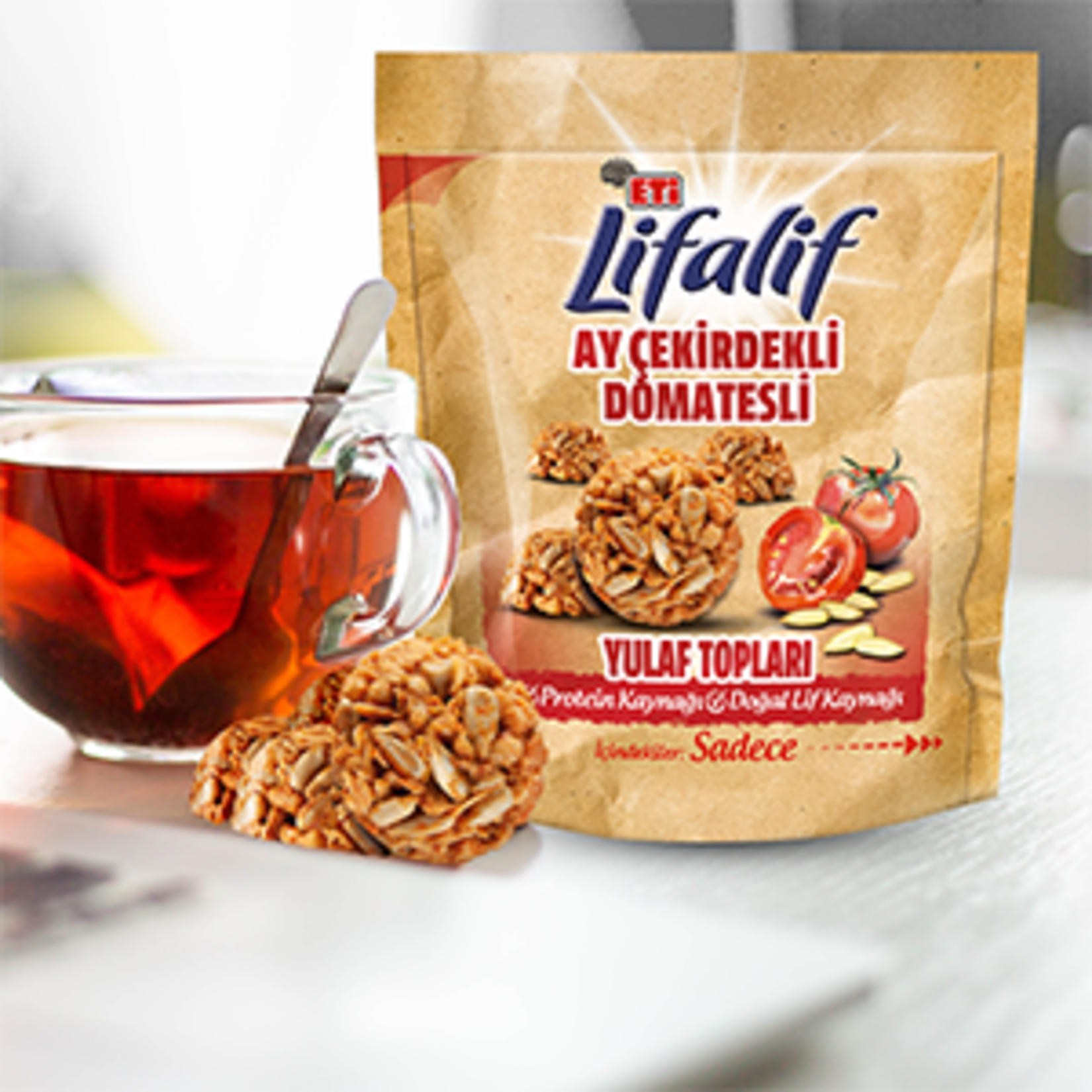 Eti Lifalif Ay Çekirdekli ve Domatesli Yulaf Topları 36 G - Görsel 4