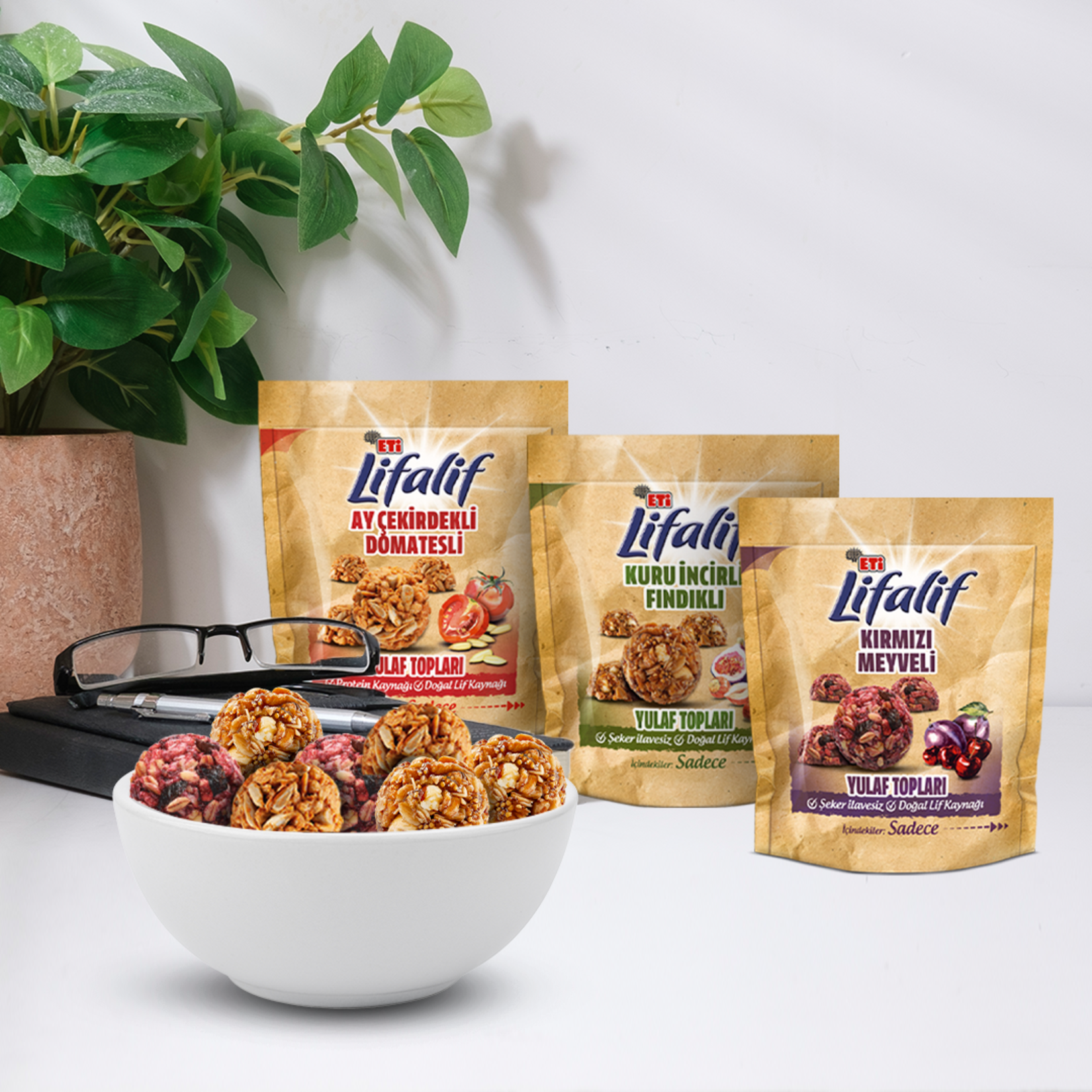 Eti Lifalif Ay Çekirdekli ve Domatesli Yulaf Topları 36 G - Görsel 5