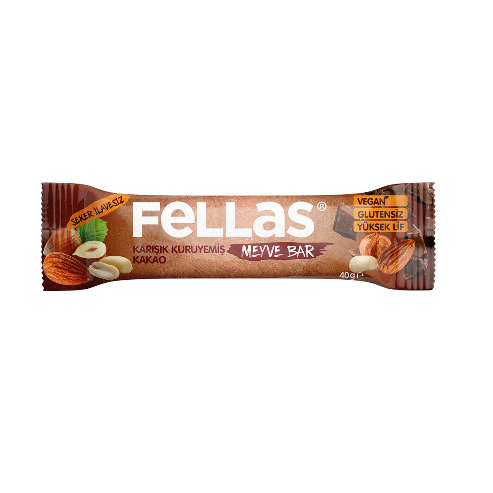 Fellas Karışık Kuruyemişli Meyve Bar 40 G