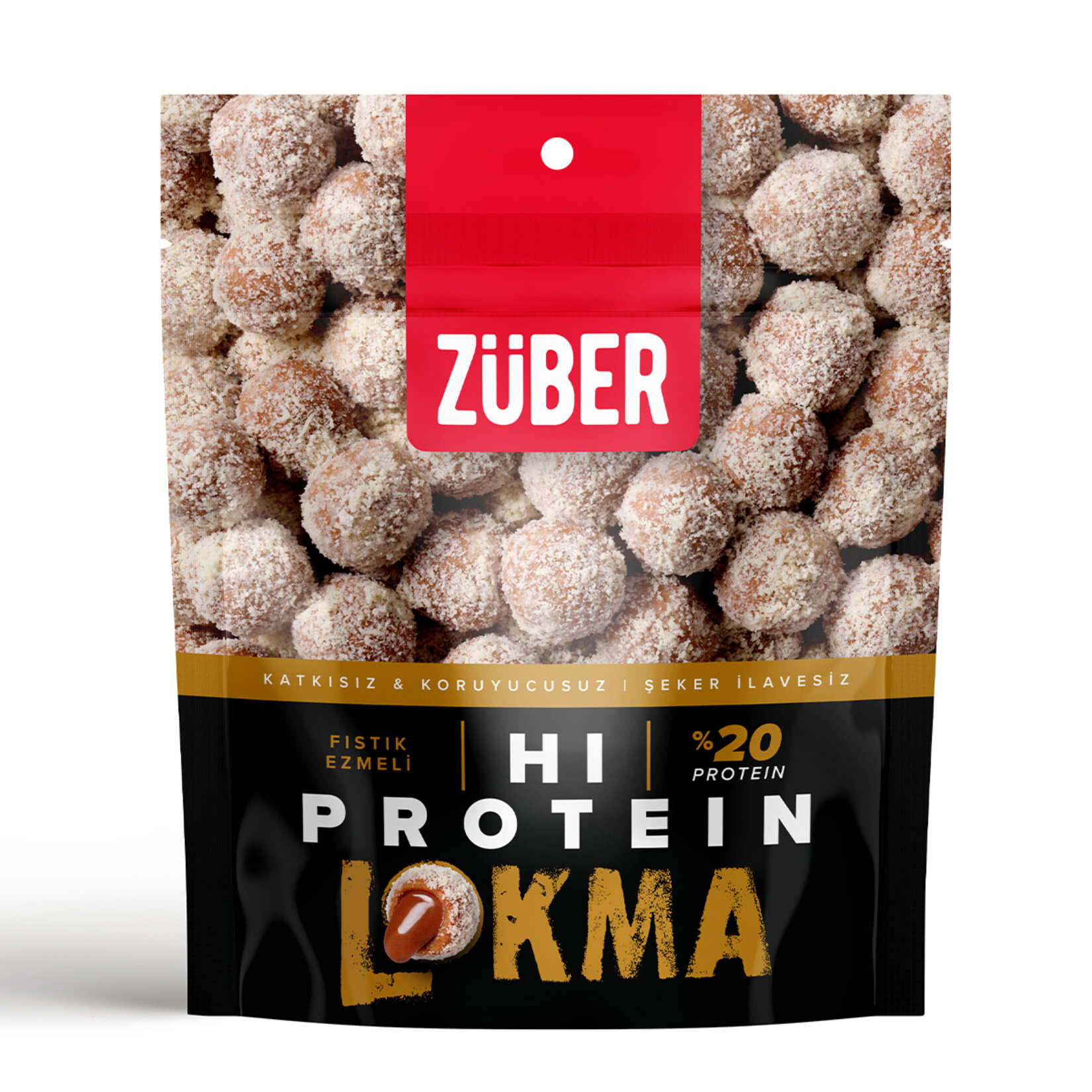 Züber Fıstık Ezmeli Hi Protein Lokma 84 G