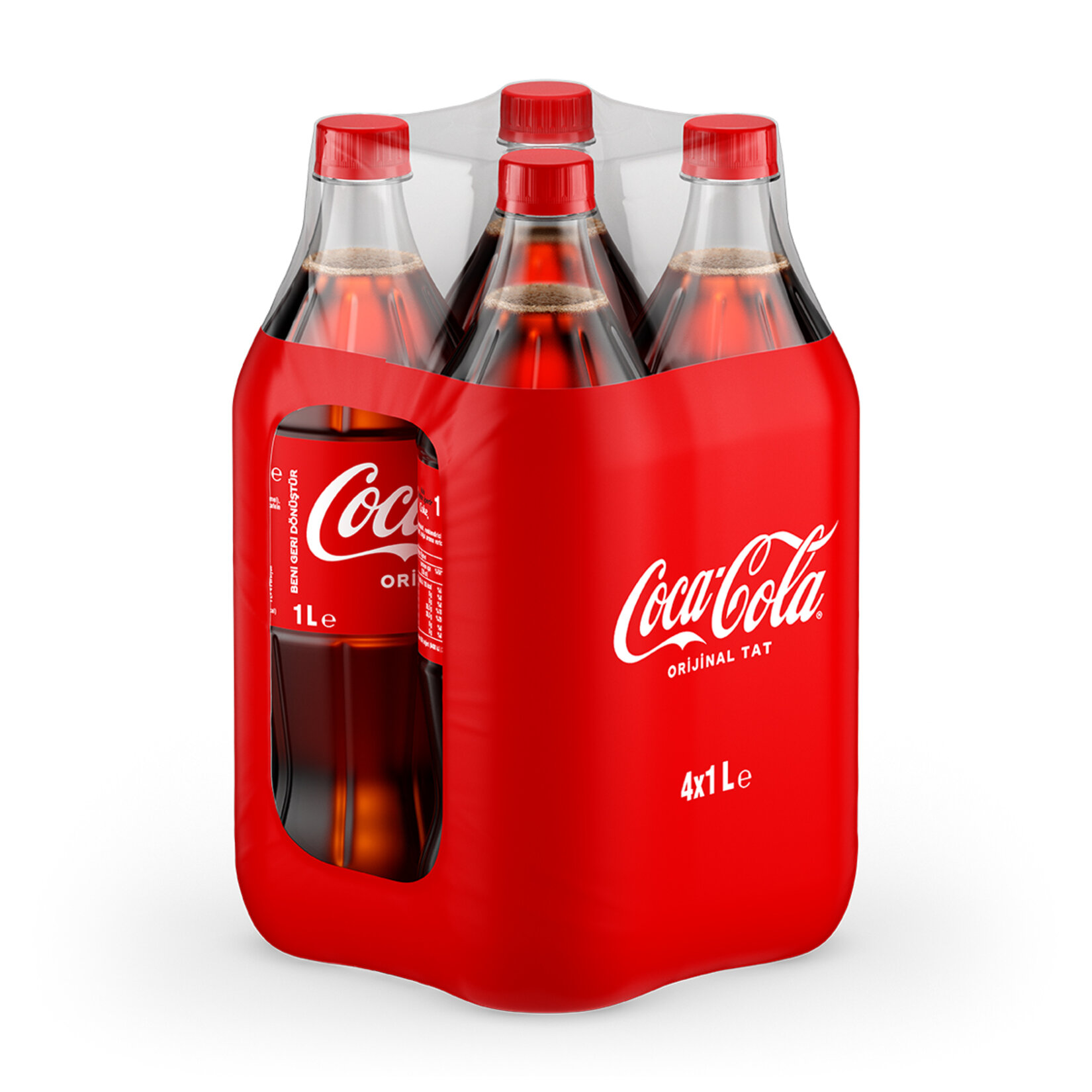 Coca-Cola Orijinal Tat Pet 4x1 L - Görsel 2