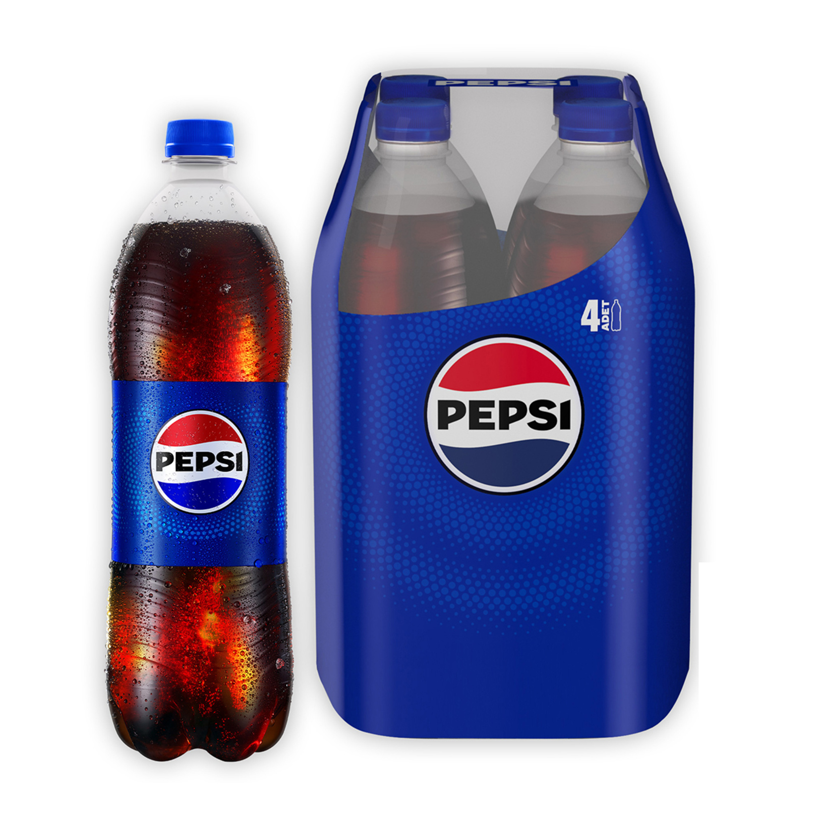 Pepsi Kola 4 x 1 L - Görsel 1